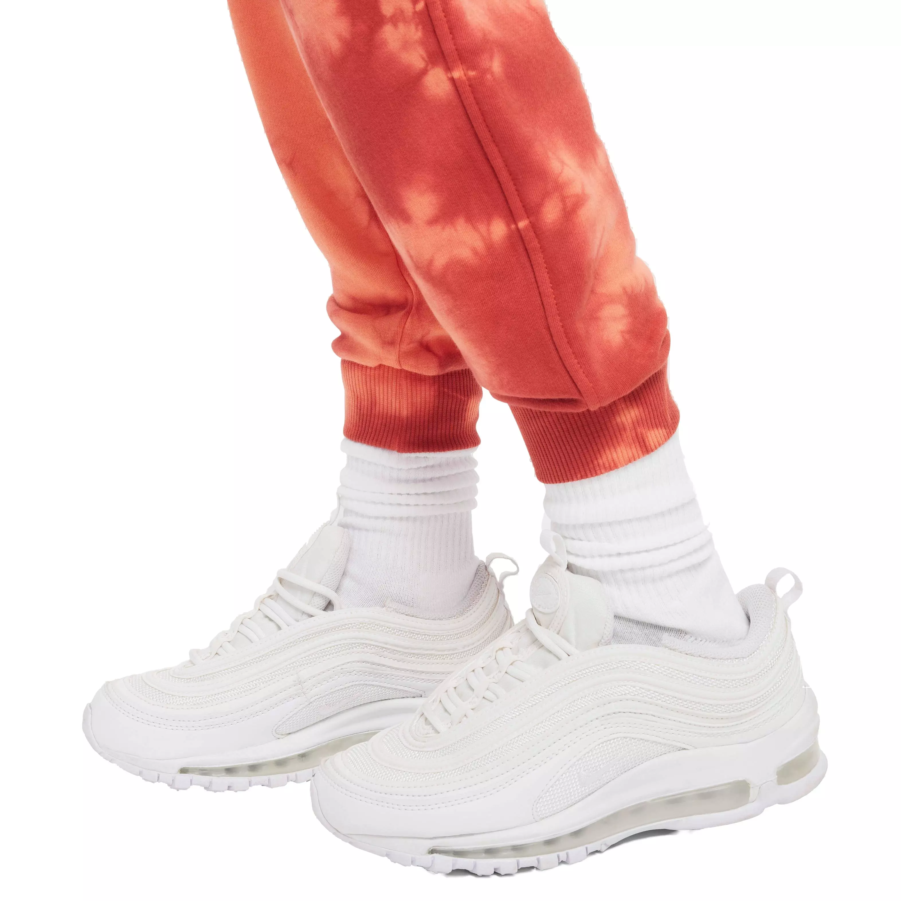 Nike Big Kids' Sportswear Club Fleece Tie-Dyed Joggers - ORANGE