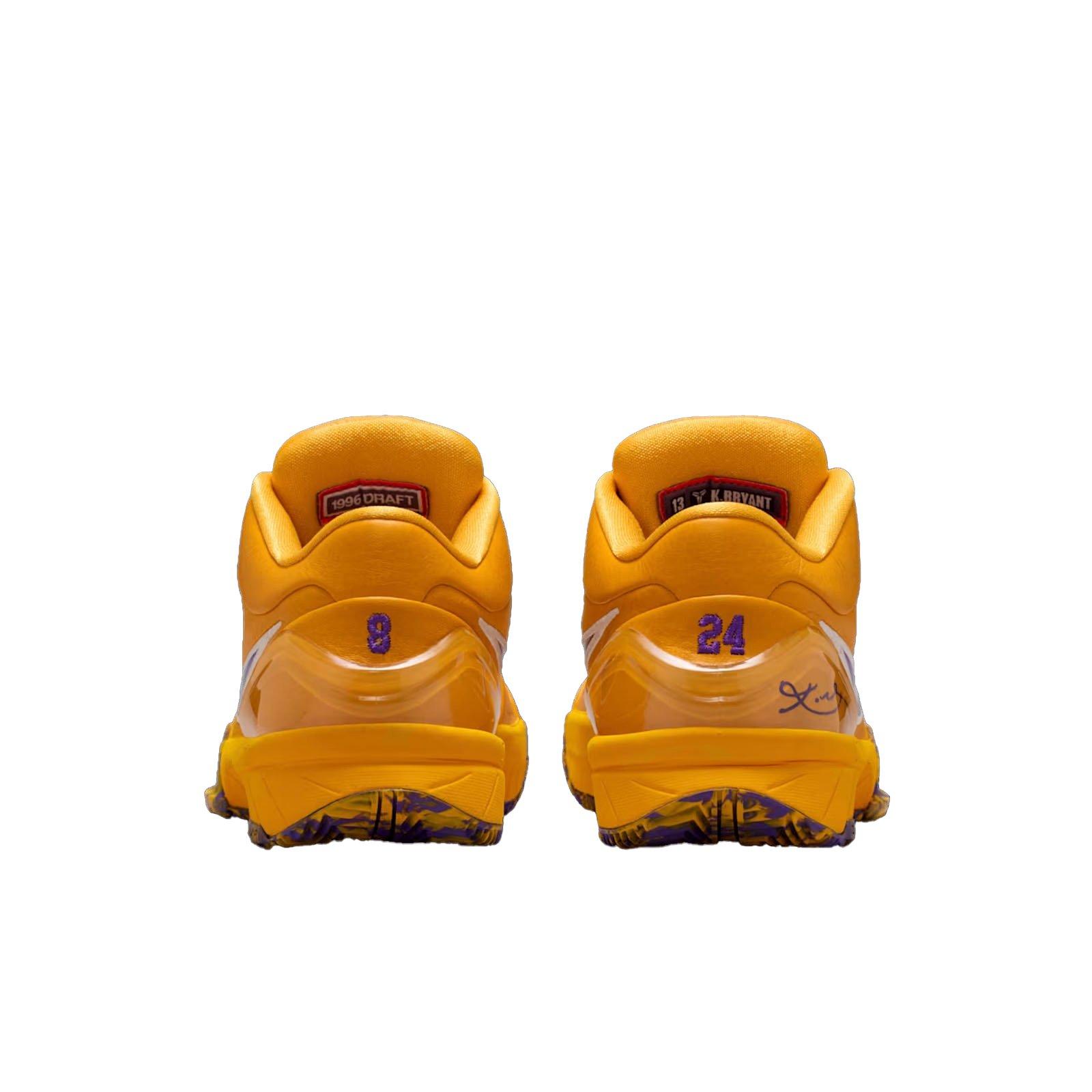 Nike Kobe IV Draft Pack "University Gold" Grade School Kids' Basketball Shoe - YELLOW Thumbnail View 6