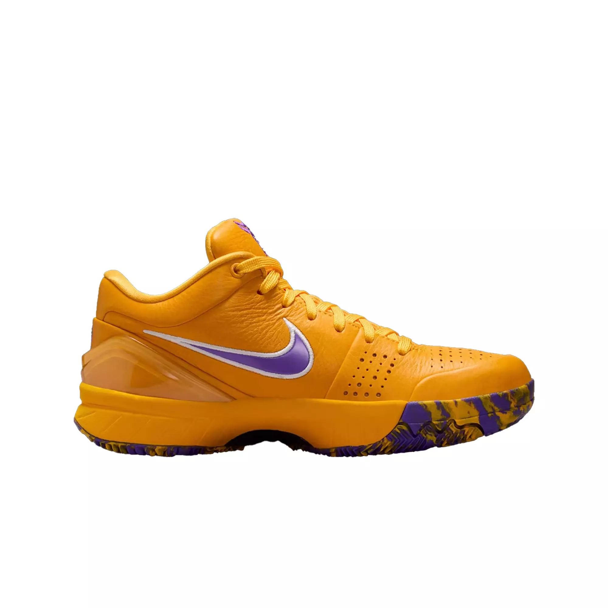 Nike Kobe IV Draft Pack "University Gold" Grade School Kids' Basketball Shoe - YELLOW