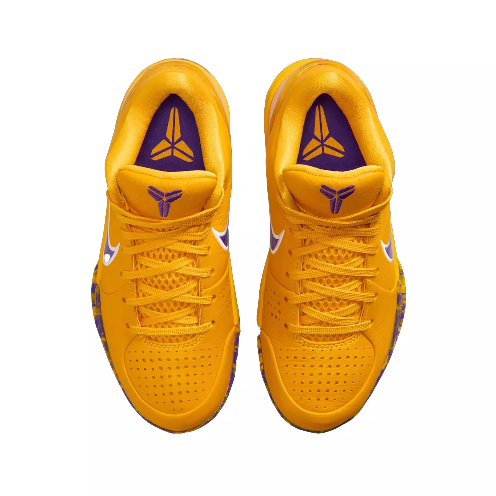 Nike Kobe IV Protro "Lakers" Grade School Kids' Basketball Shoe - YELLOW