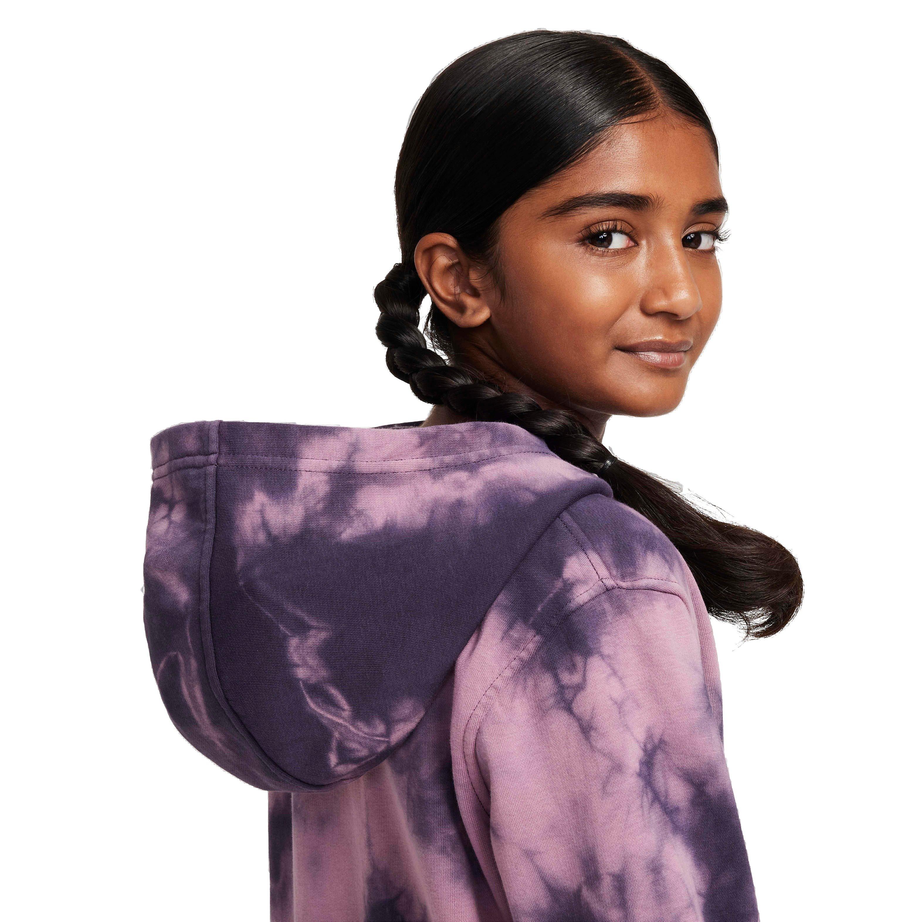 Pink Hoodie 2025 Nike Women's Tie Dye Hoodie Nike Big Kids' Tie
