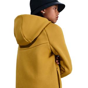 Nike Big Boys' Sportswear Tech Fleece Full-Zip Hooded Jacket - Brown