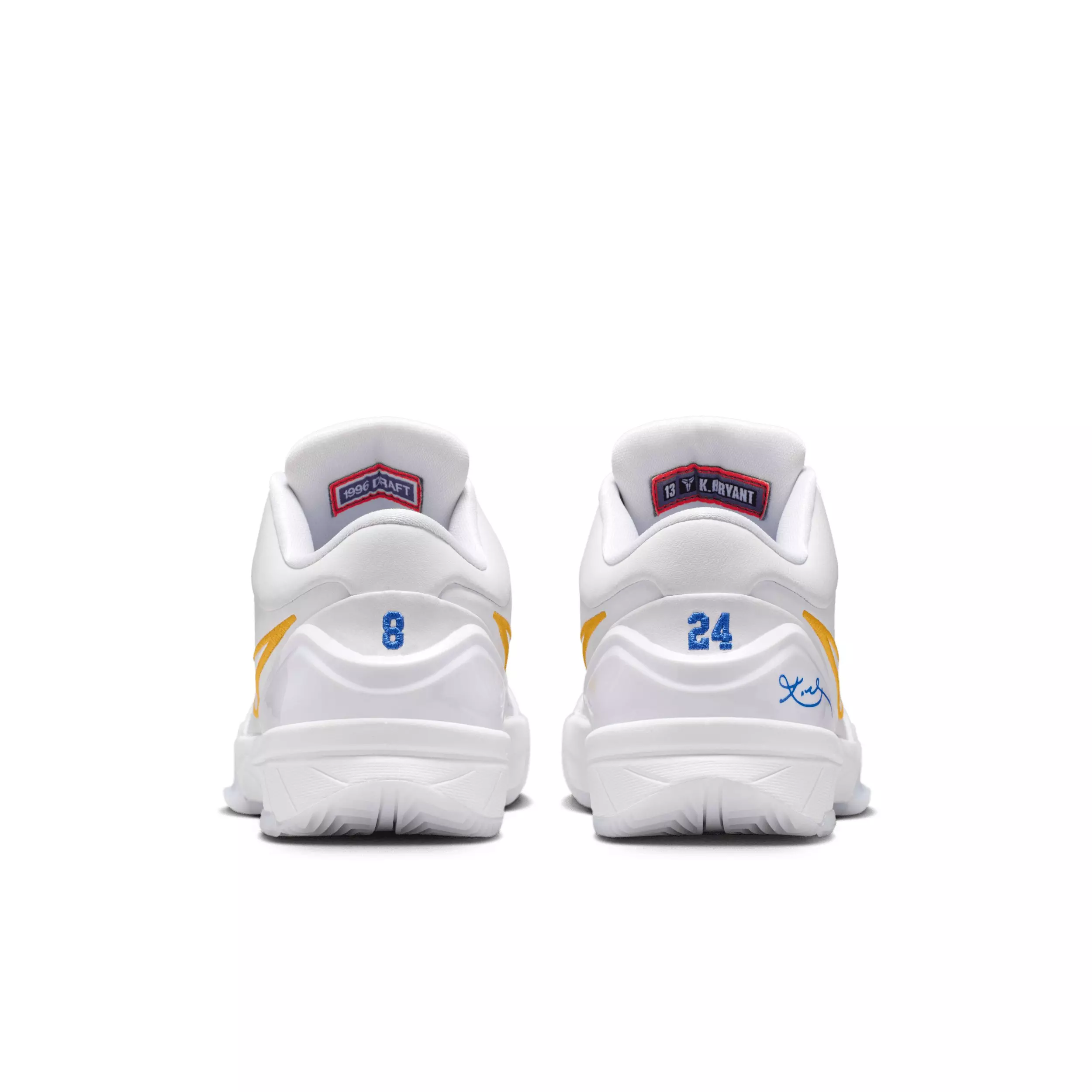 Nike Kobe IV "White" Grade School Kids' Basketball Shoe - WHITE