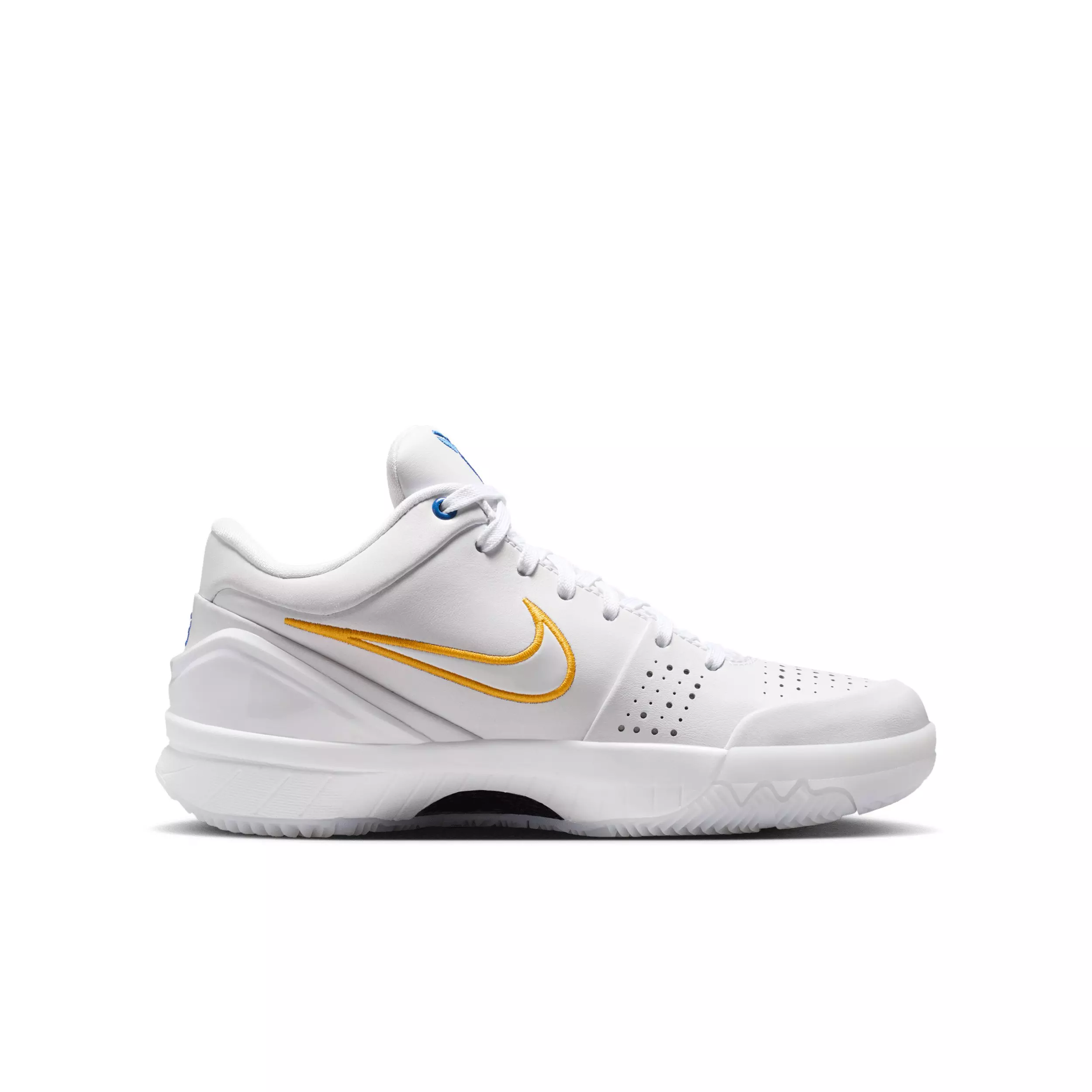 Nike Kobe IV Draft Pack "White" Grade School Kids' Basketball Shoe - WHITE
