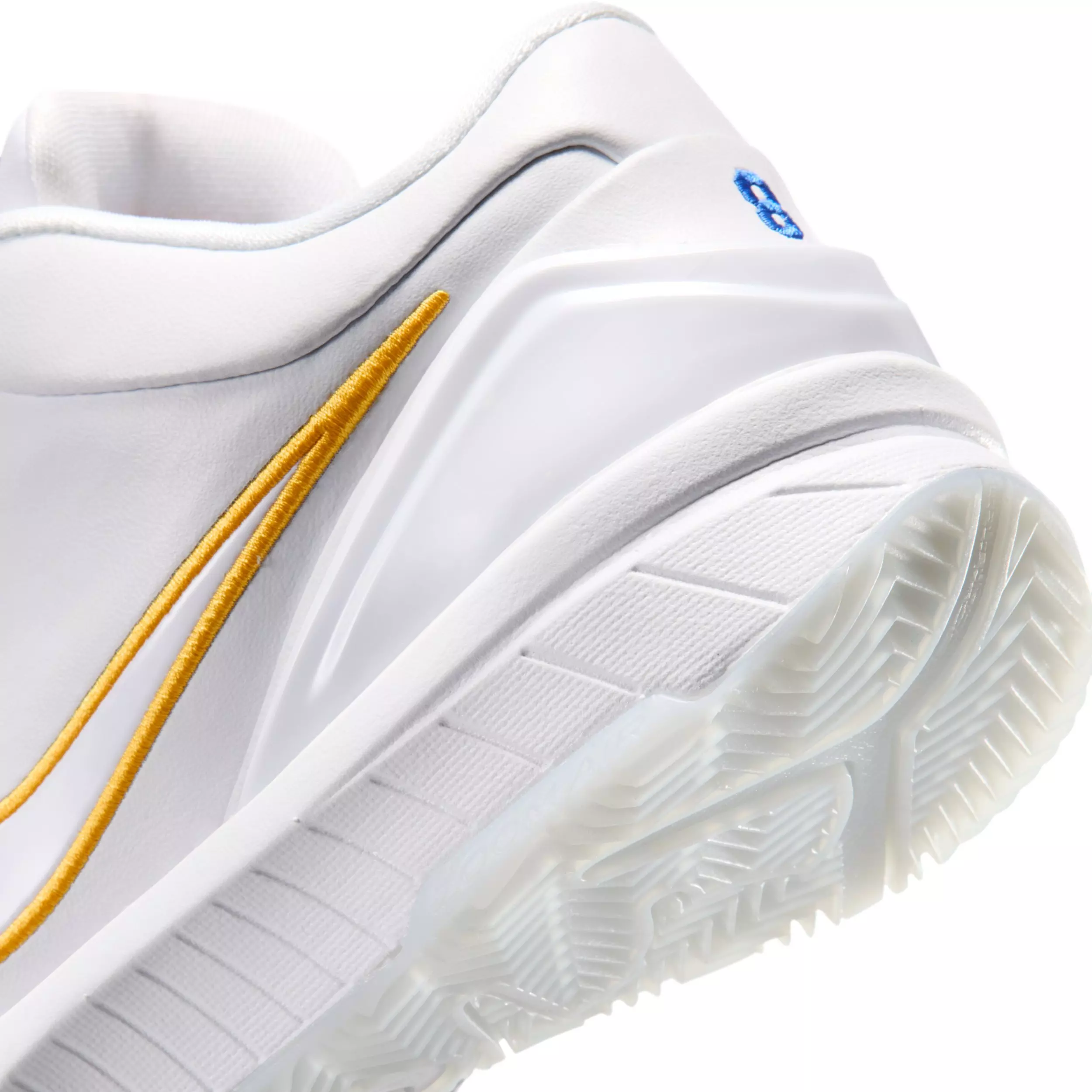 Nike Kobe IV Draft Pack "White" Grade School Kids' Basketball Shoe - WHITE