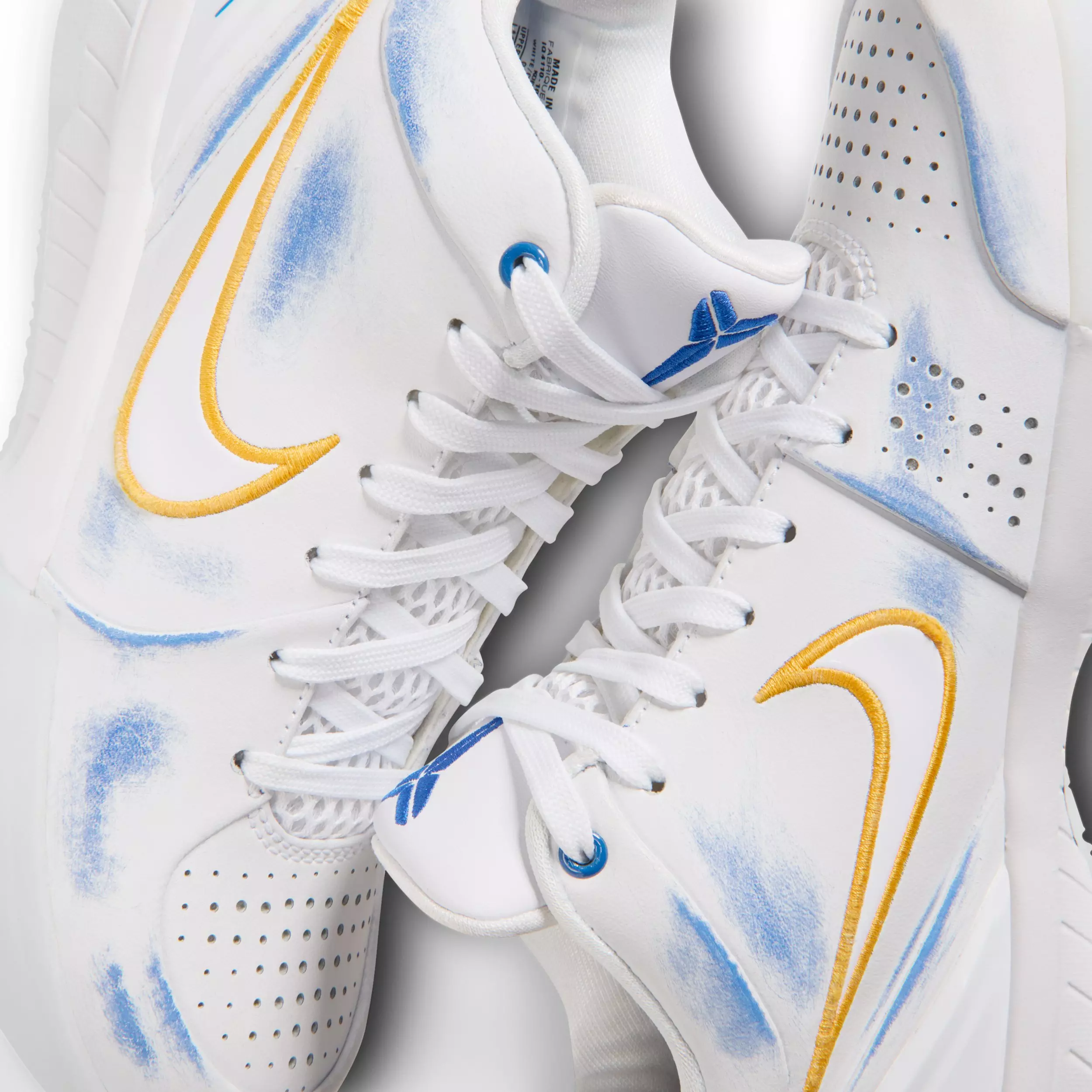 Nike Kobe IV "White" Grade School Kids' Basketball Shoe - WHITE