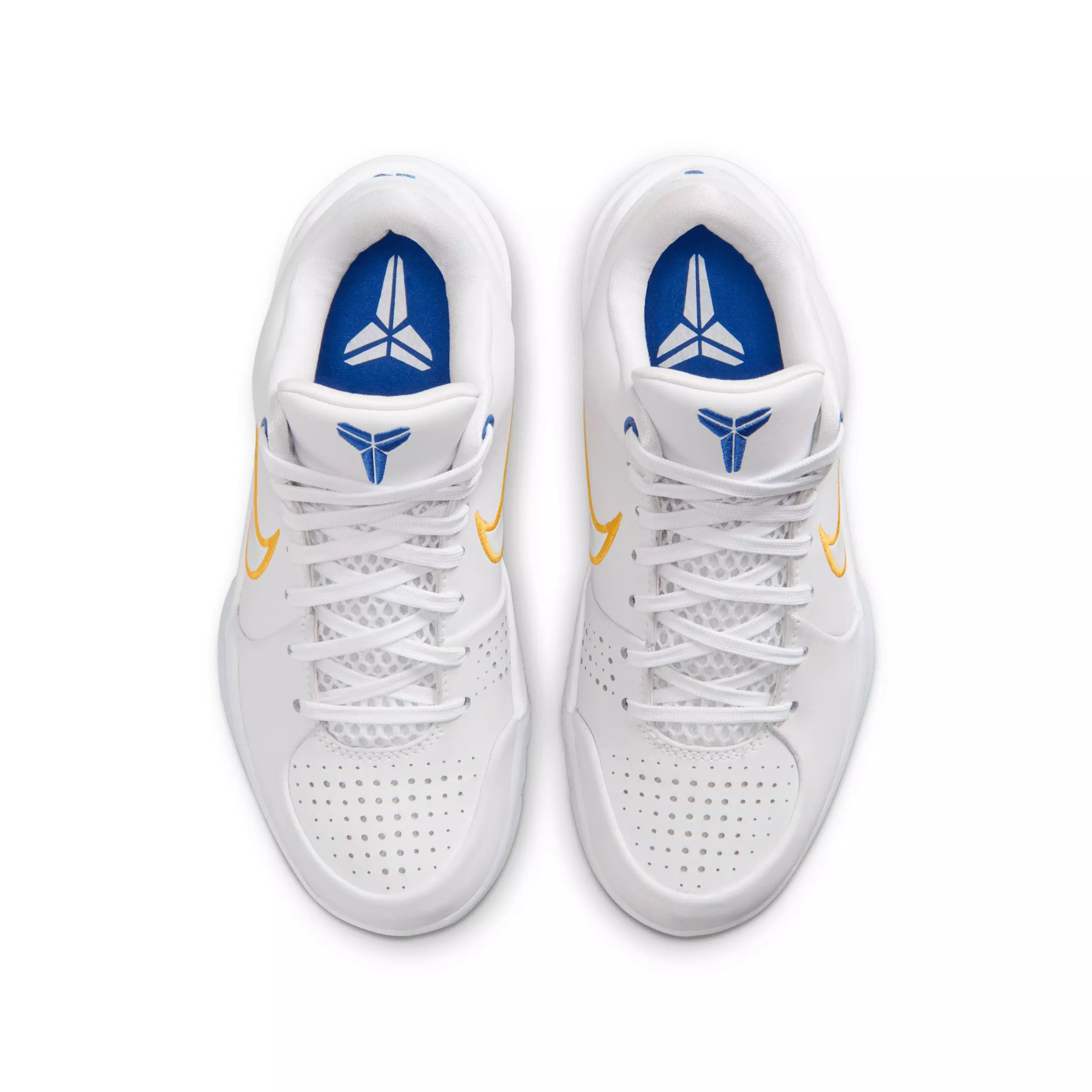 Nike Kobe IV "White" Grade School Kids' Basketball Shoe - WHITE