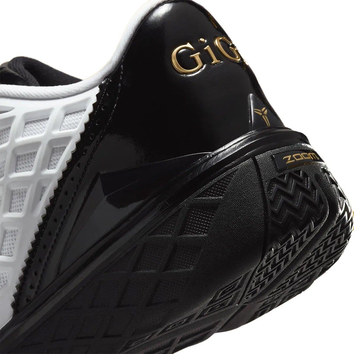 Nike Kobe III Protro &ldquo;Mambacita&rdquo; Grade School Kids' Basketball Shoe - WHITE Thumbnail View 5