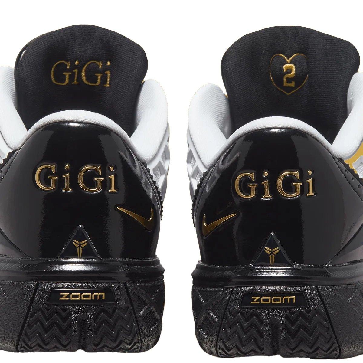 Nike Kobe III Protro &ldquo;Mambacita&rdquo; Grade School Kids' Basketball Shoe - WHITE Thumbnail View 6