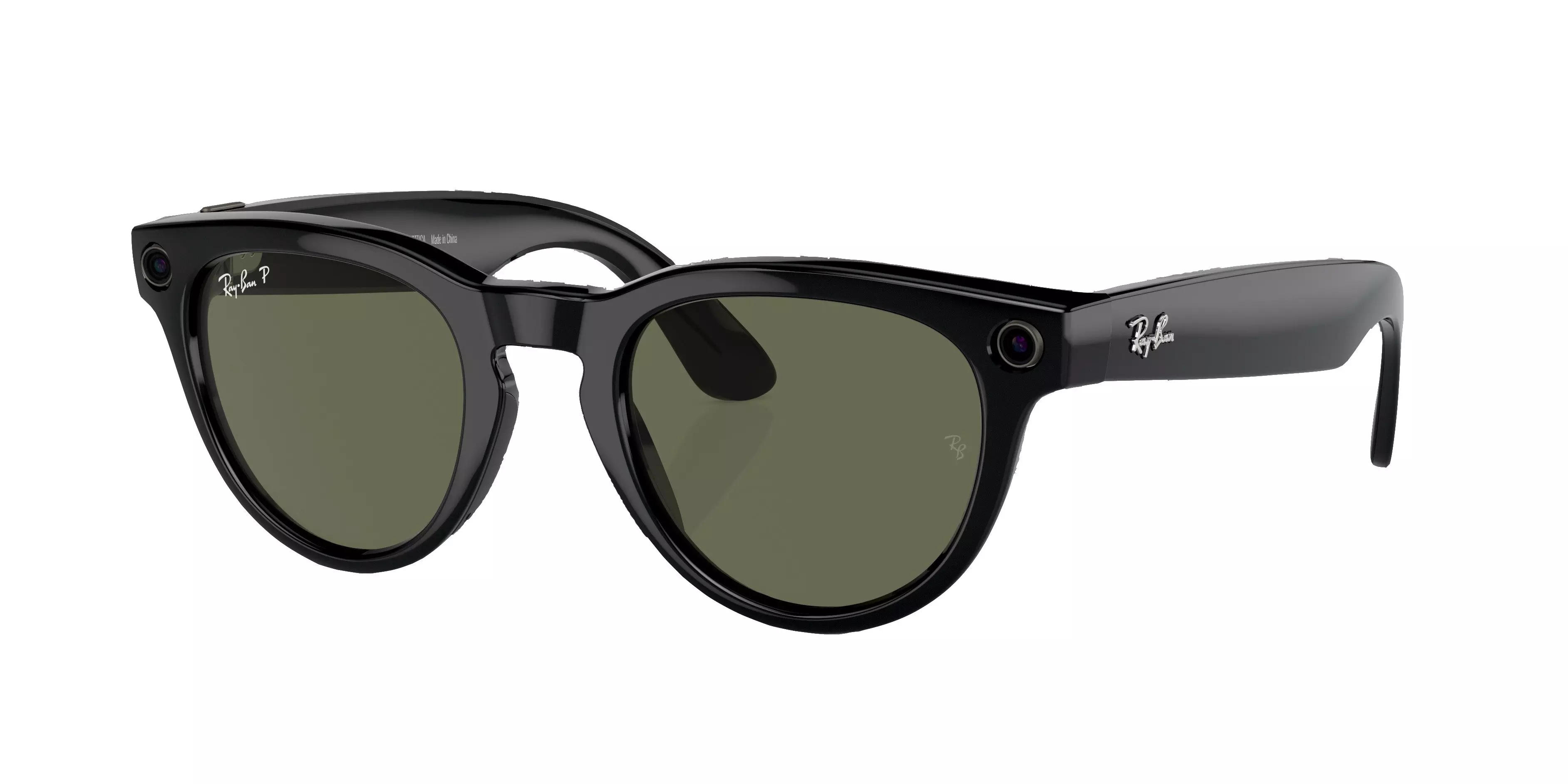 Ray-Ban Meta Headliner Sunglasses - Black/Green - BLACK/GREEN