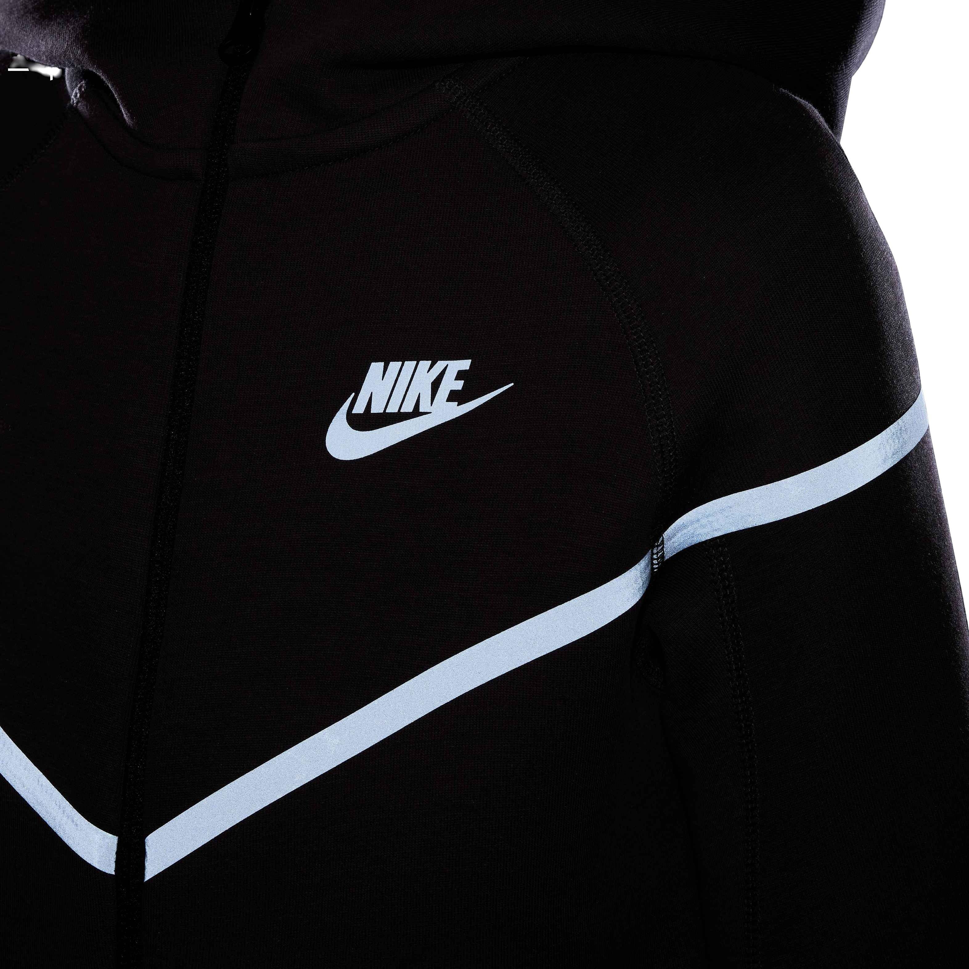 Nike Sportswear Tech Fleece Reflective Full-Zip Big Boys' Brown Jacket