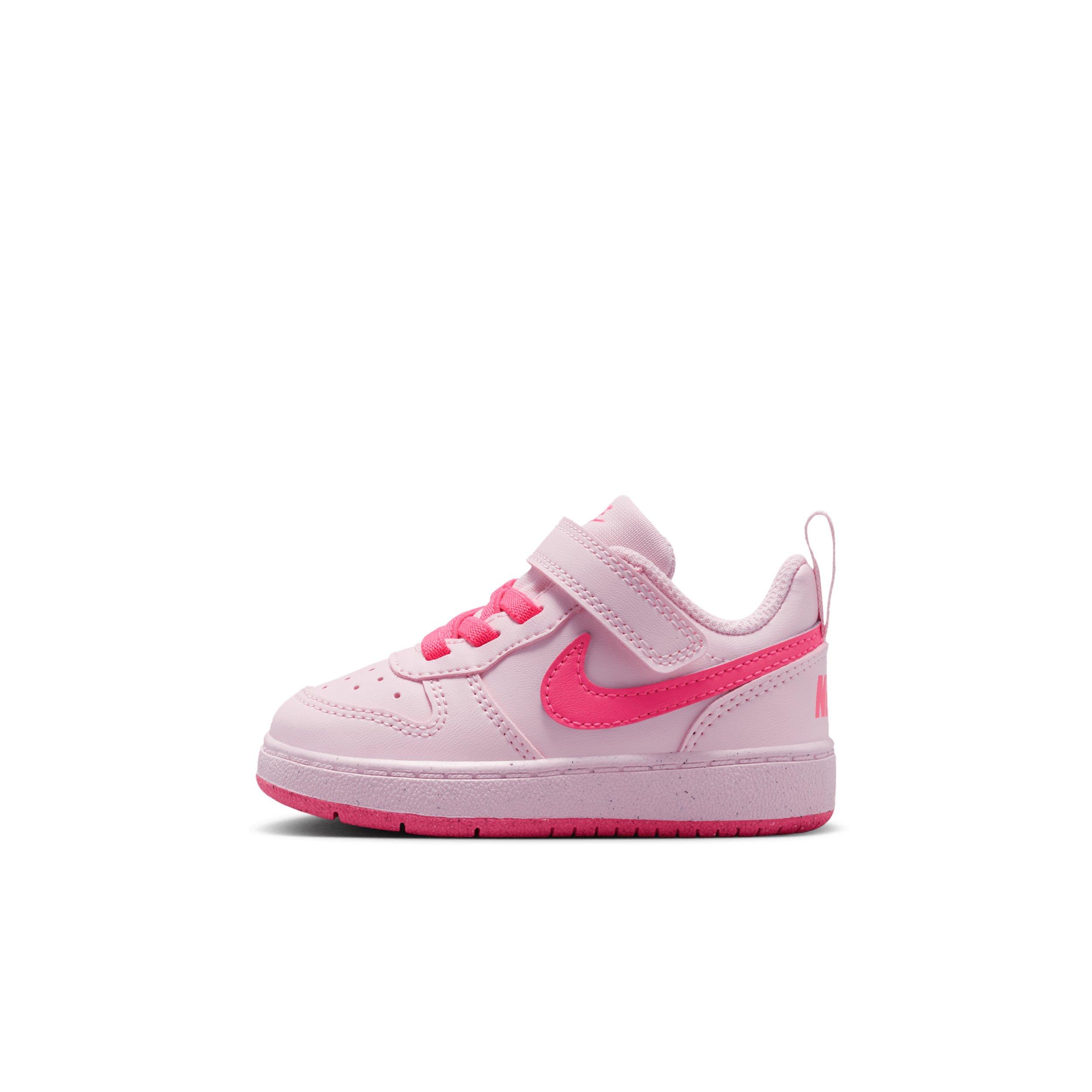 Nike Court Borough Low Recraft "Pink Foam/White/Hyper Pink" Infant Girls' Shoe - PINK/WHITE/PINK Thumbnail View 2