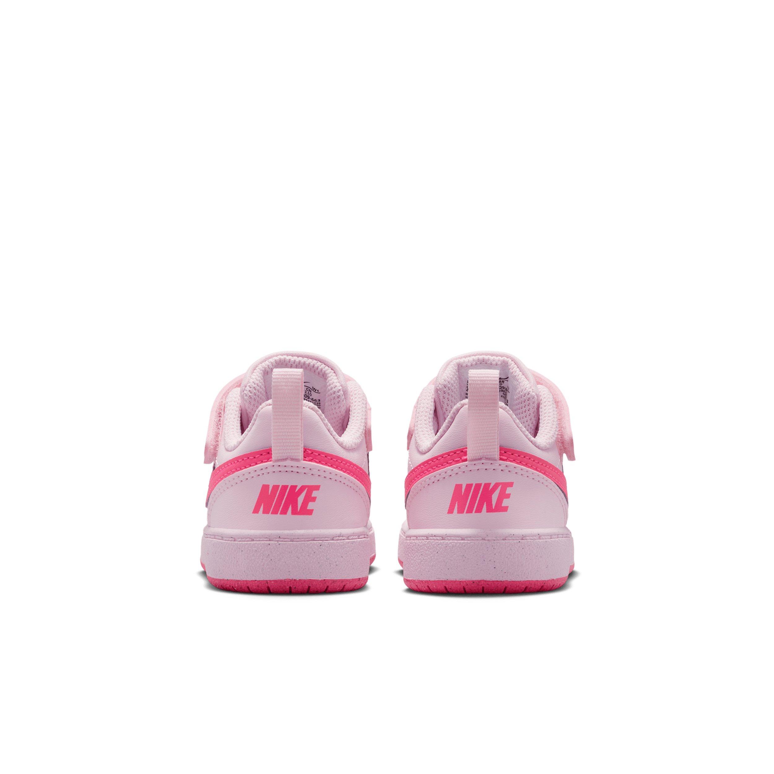 Nike Court Borough Low Recraft "Pink Foam/White/Hyper Pink" Infant Girls' Shoe - PINK/WHITE/PINK Thumbnail View 5