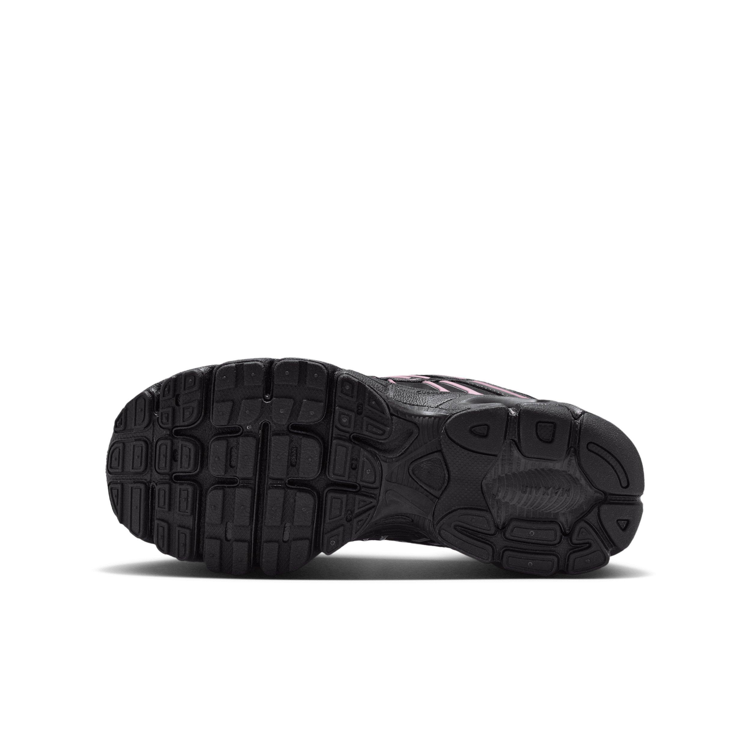 Nike Air Max Moto 2K "Black/Pink Rise/Pink Foam" Grade School Girls' Shoe - BLACK/PINK/PINK Thumbnail View 6