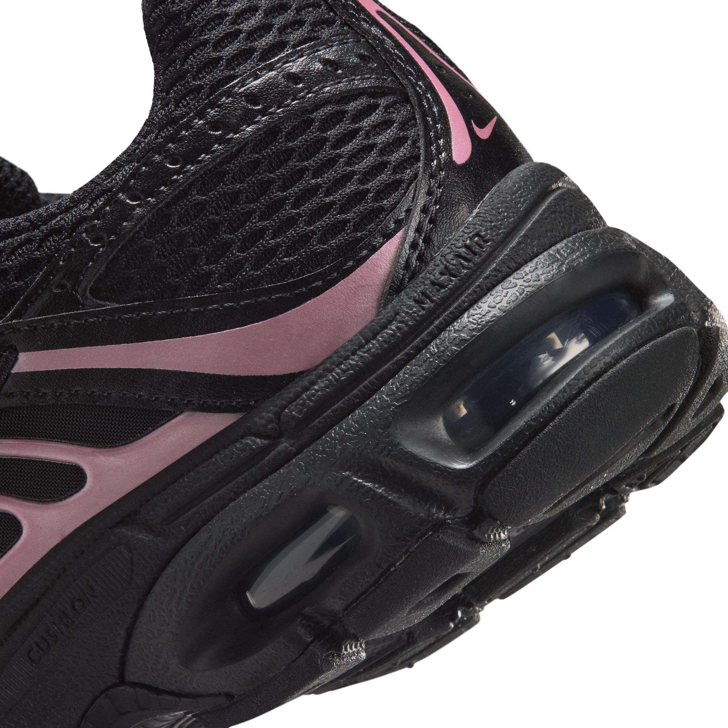 Nike Air Max Moto 2K "Black/Pink Rise/Pink Foam" Grade School Girls' Shoe - BLACK/PINK/PINK Thumbnail View 8