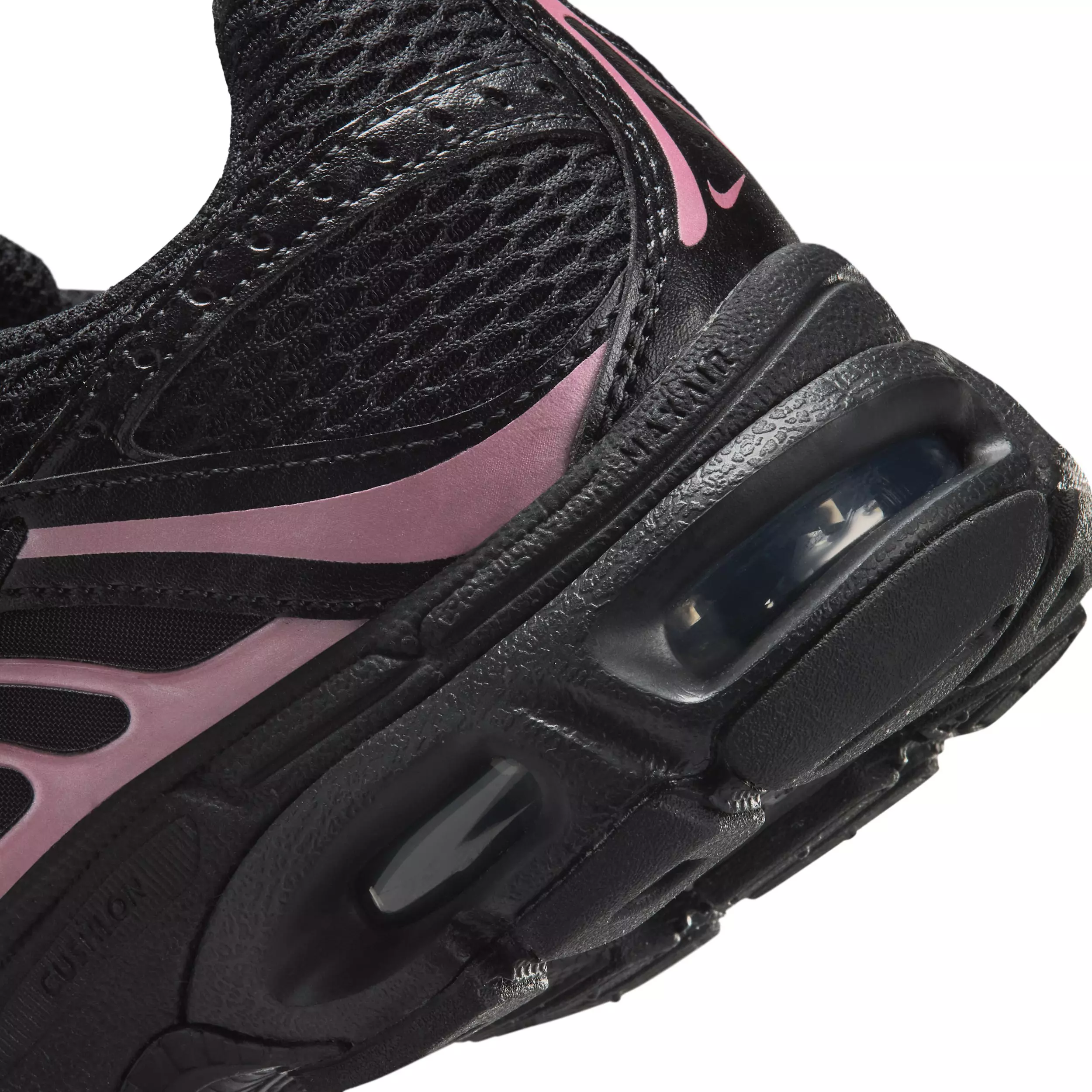 Nike Air Max Moto 2K "Black/Pink Rise/Pink Foam" Grade School Girls' Shoe - BLACK/PINK/PINK