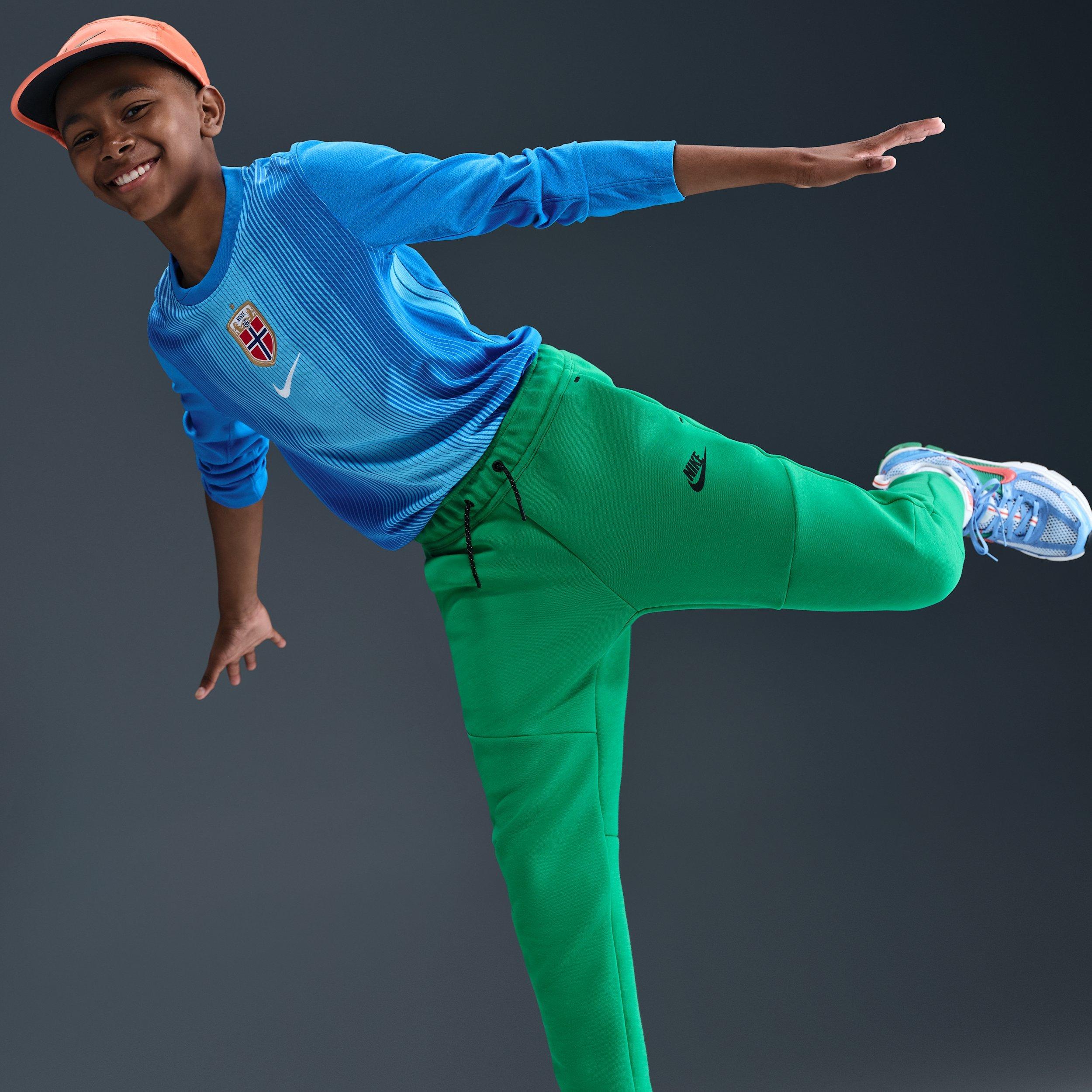 Nike Sportswear Tech Fleece Big Boys' Green Joggers