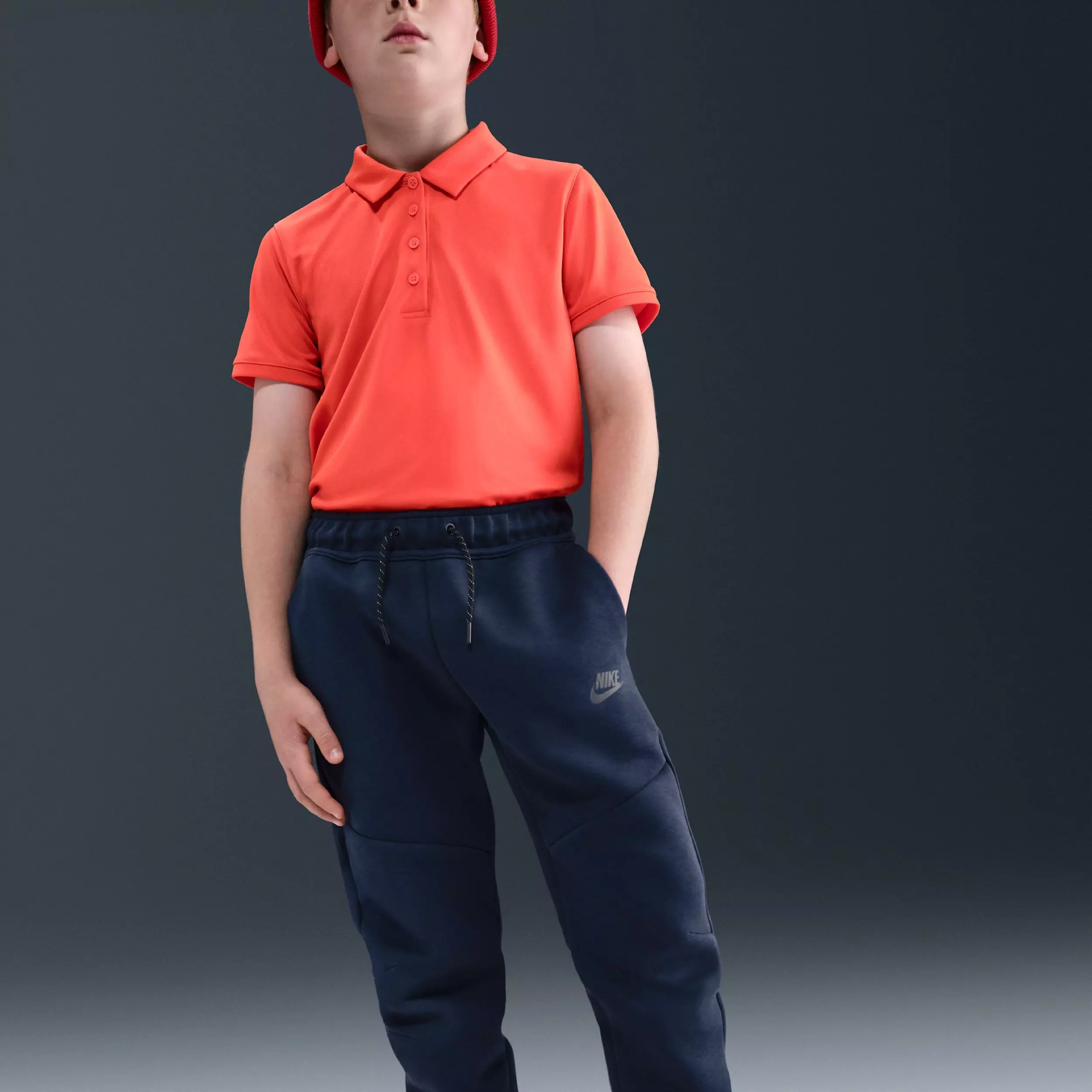 Nike Big Boys' Sportswear Tech Fleece Joggers - Obsidian Blue - OBSIDIAN BLUE
