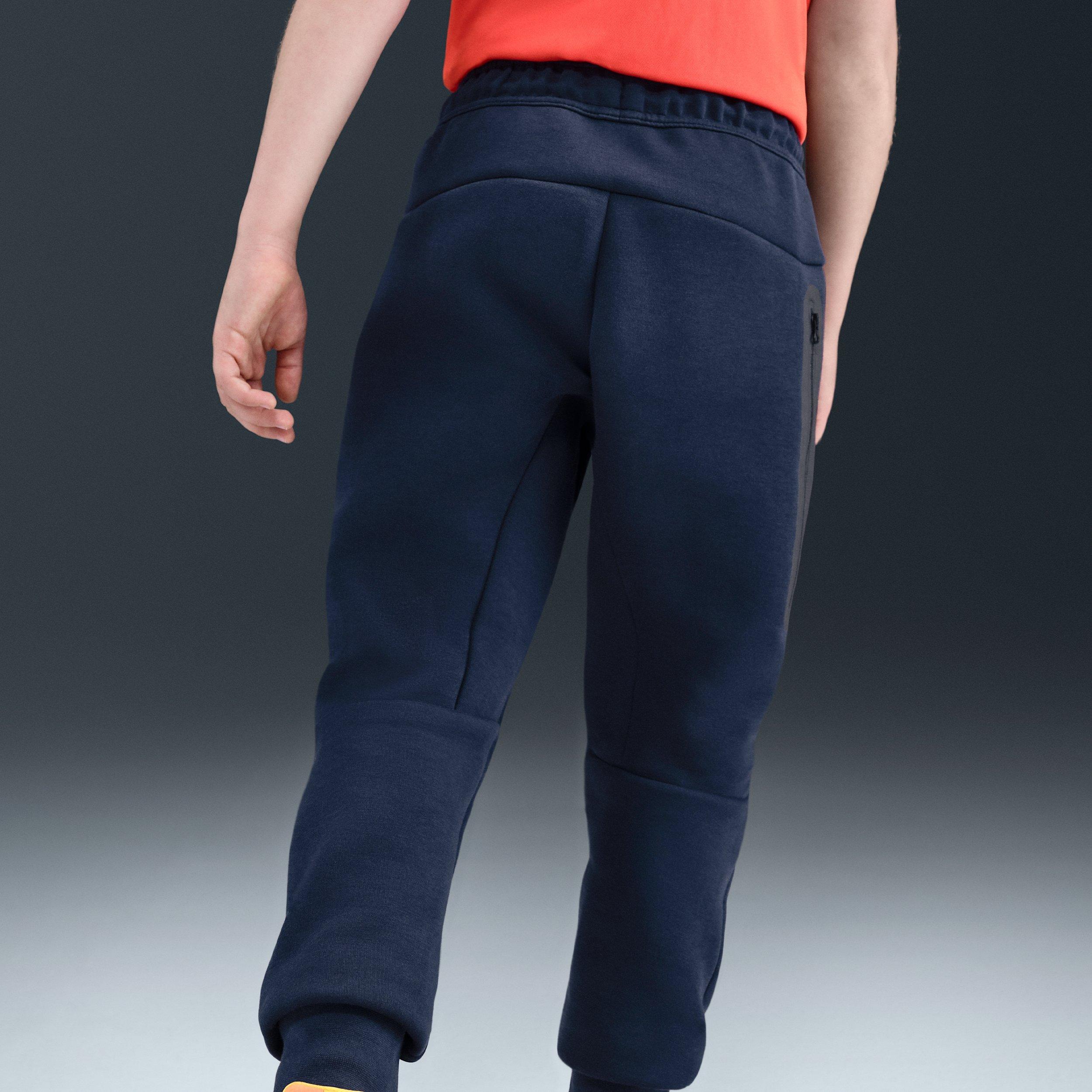 Nike Big Boys' Sportswear Tech Fleece Joggers - Obsidian Blue - OBSIDIAN BLUE Thumbnail View 4
