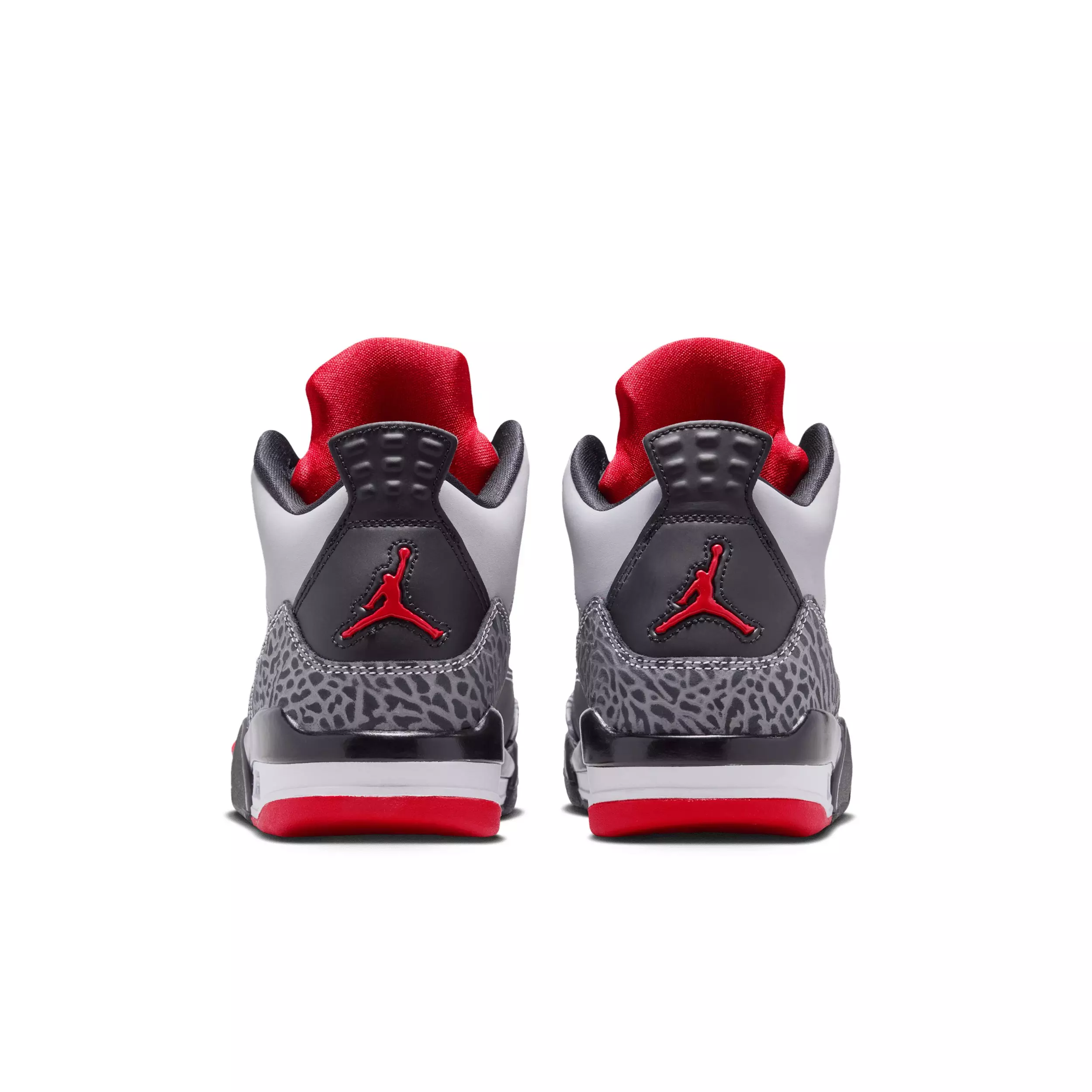 Jordan Son of Mars Low "Cement Grey/Black/Fire Red/White" Grade School Boys' Shoe - GREY/BLACK/RED/WHITE