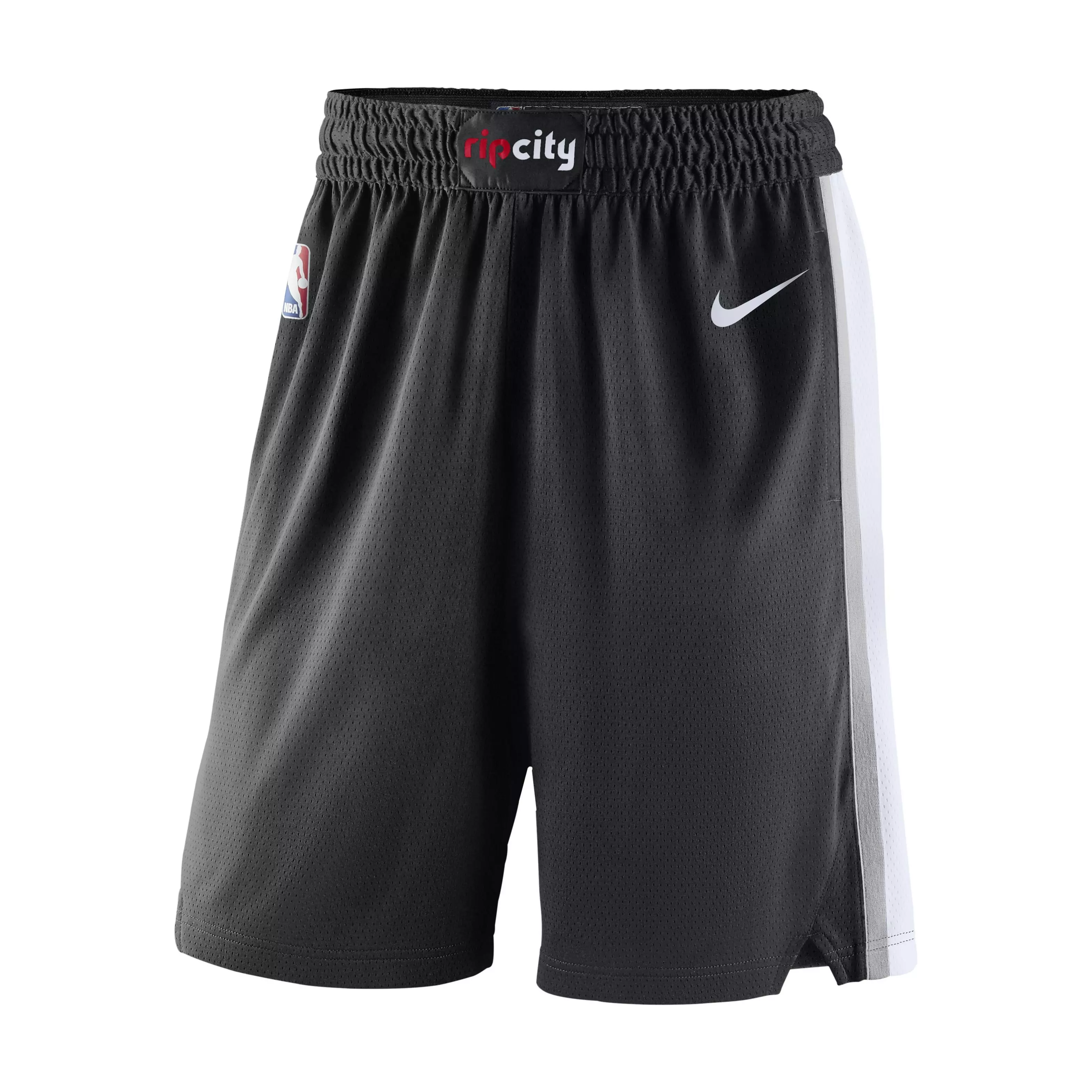 Nike Men's Portland Trail Blazers Dri-FIT Icon 18 NBA Swingman Shorts-Black - BLACK