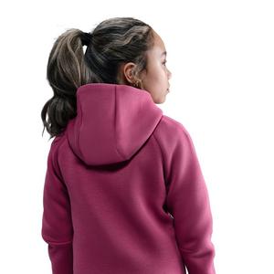 Nike Big Girls' Sportswear Tech Fleece Full-Zip Hooded Jacket - Purple