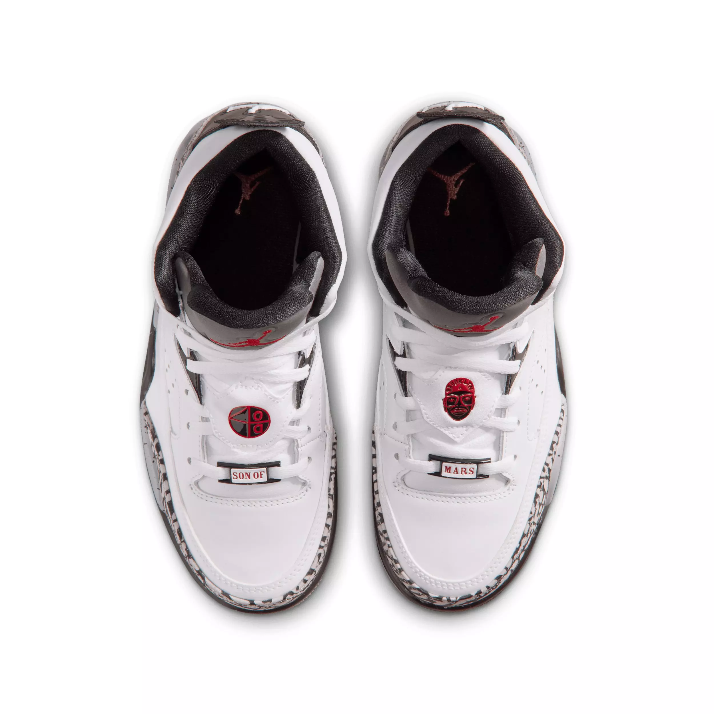 Jordan Son of Mars Low "White/Black/Cement Grey/Gym Red" Grade School Boys' Shoe - WHITE/BLACK/GREY/RED