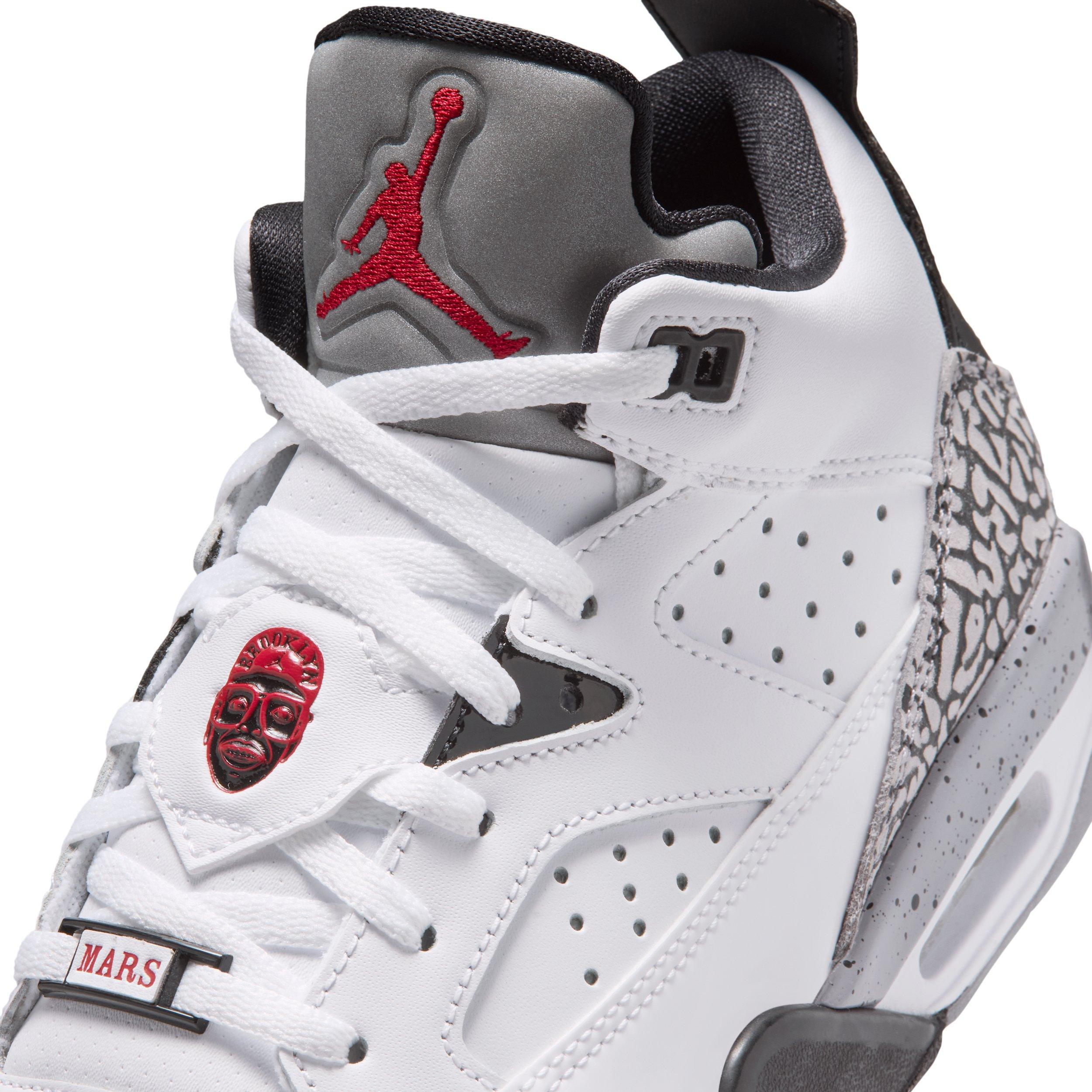 Jordan Son of Mars Low "White/Black/Cement Grey/Gym Red" Grade School Boys' Shoe - WHITE/BLACK/GREY/RED Thumbnail View 7