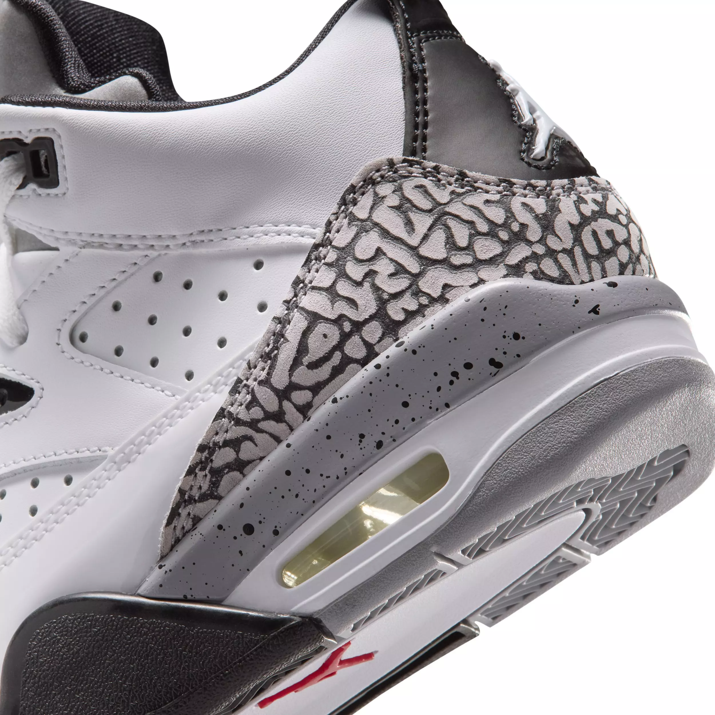 Jordan Son of Mars Low "White/Black/Cement Grey/Gym Red" Grade School Boys' Shoe - WHITE/BLACK/GREY/RED