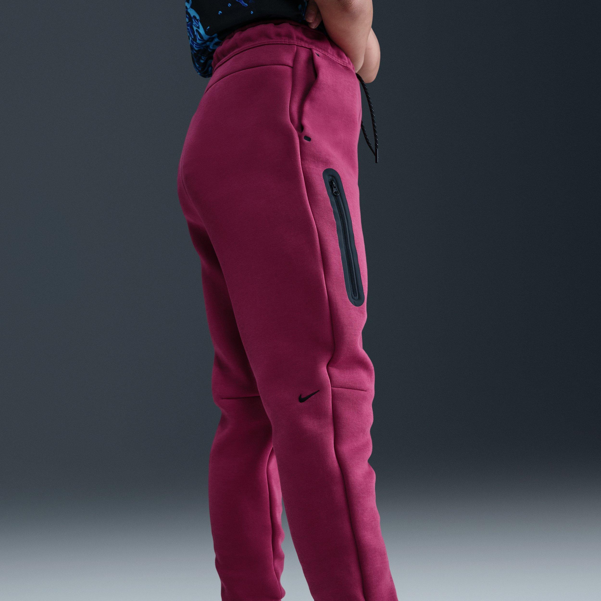 Nike Sportswear Tech Fleece Big Girls' Purple Joggers