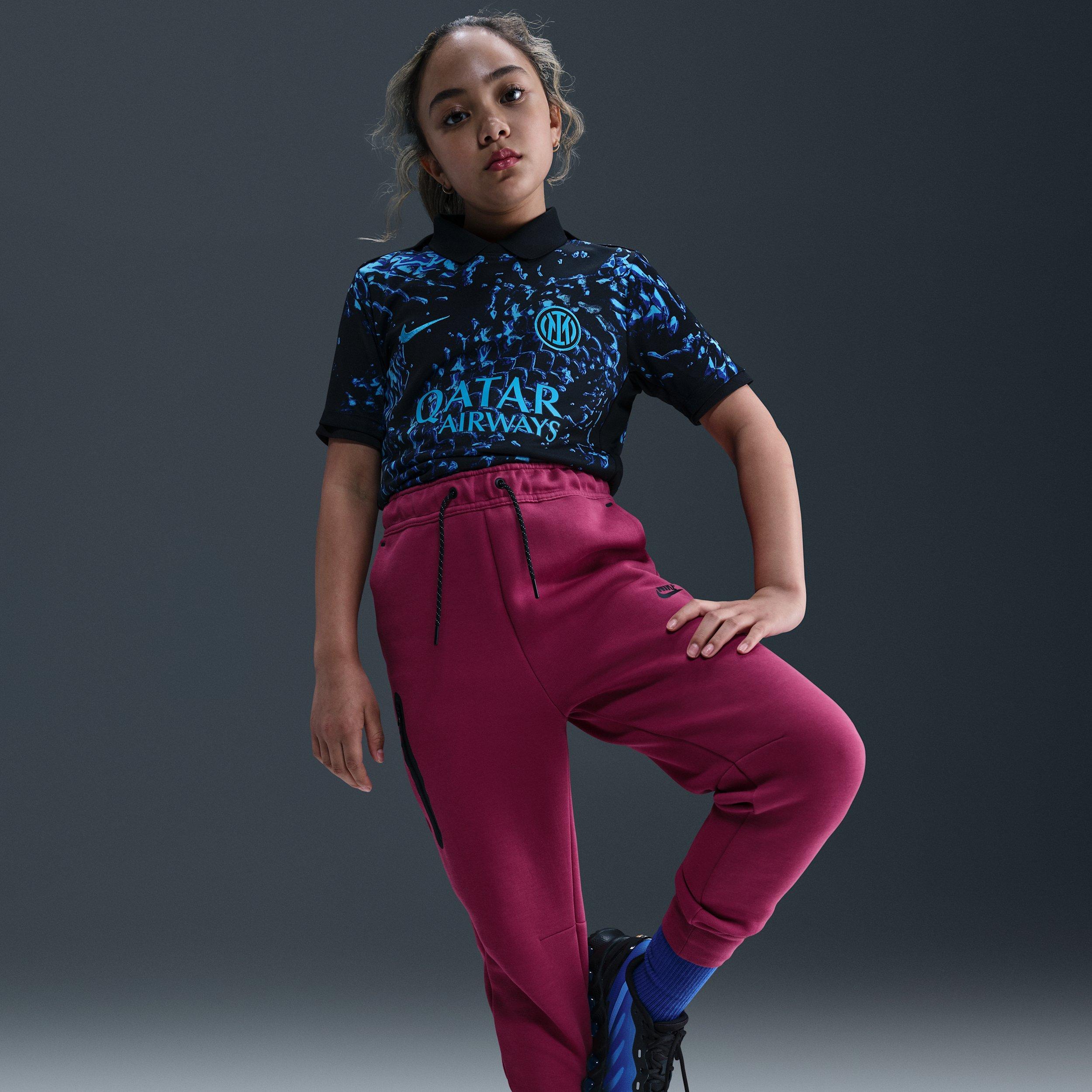 Nike Sportswear Tech Fleece Big Girls' Purple Joggers