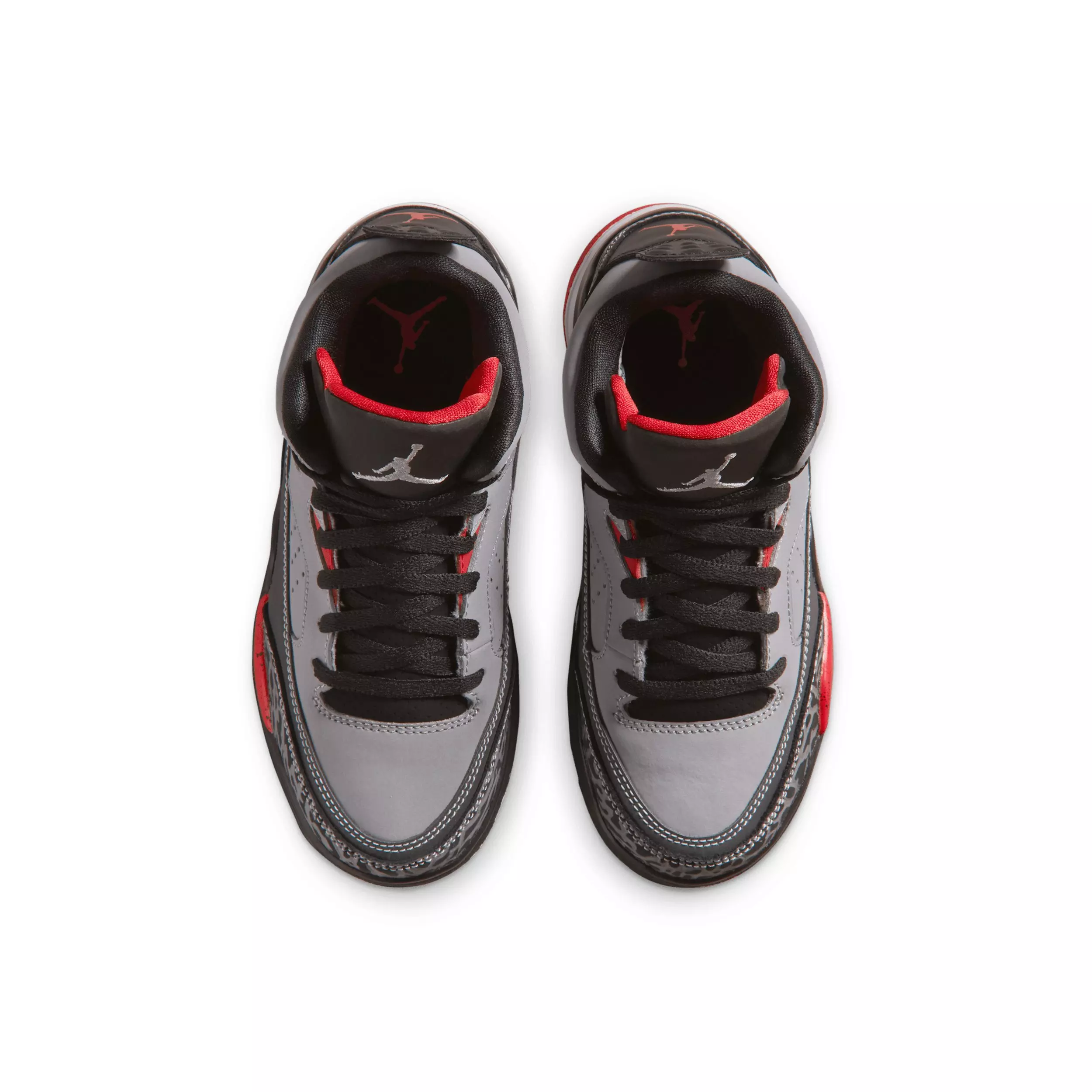 Jordan Son of Mars Low "Cement Grey/Black/Fire Red/White" Preschool Boys' Shoe - GREY/BLACK/RED/WHITE