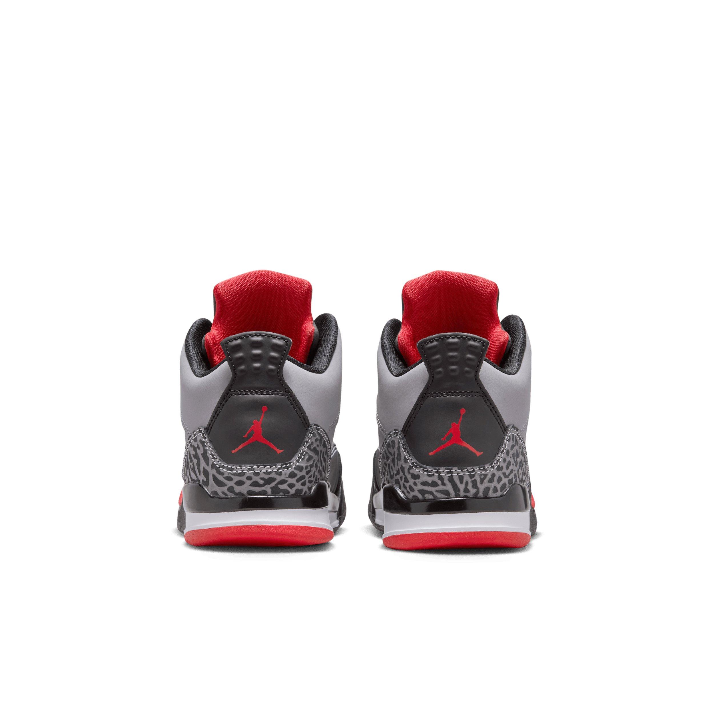 Jordan Son of Mars Low "Cement Grey/Black/Fire Red/White" Preschool Boys' Shoe - GREY/BLACK/RED/WHITE Thumbnail View 5