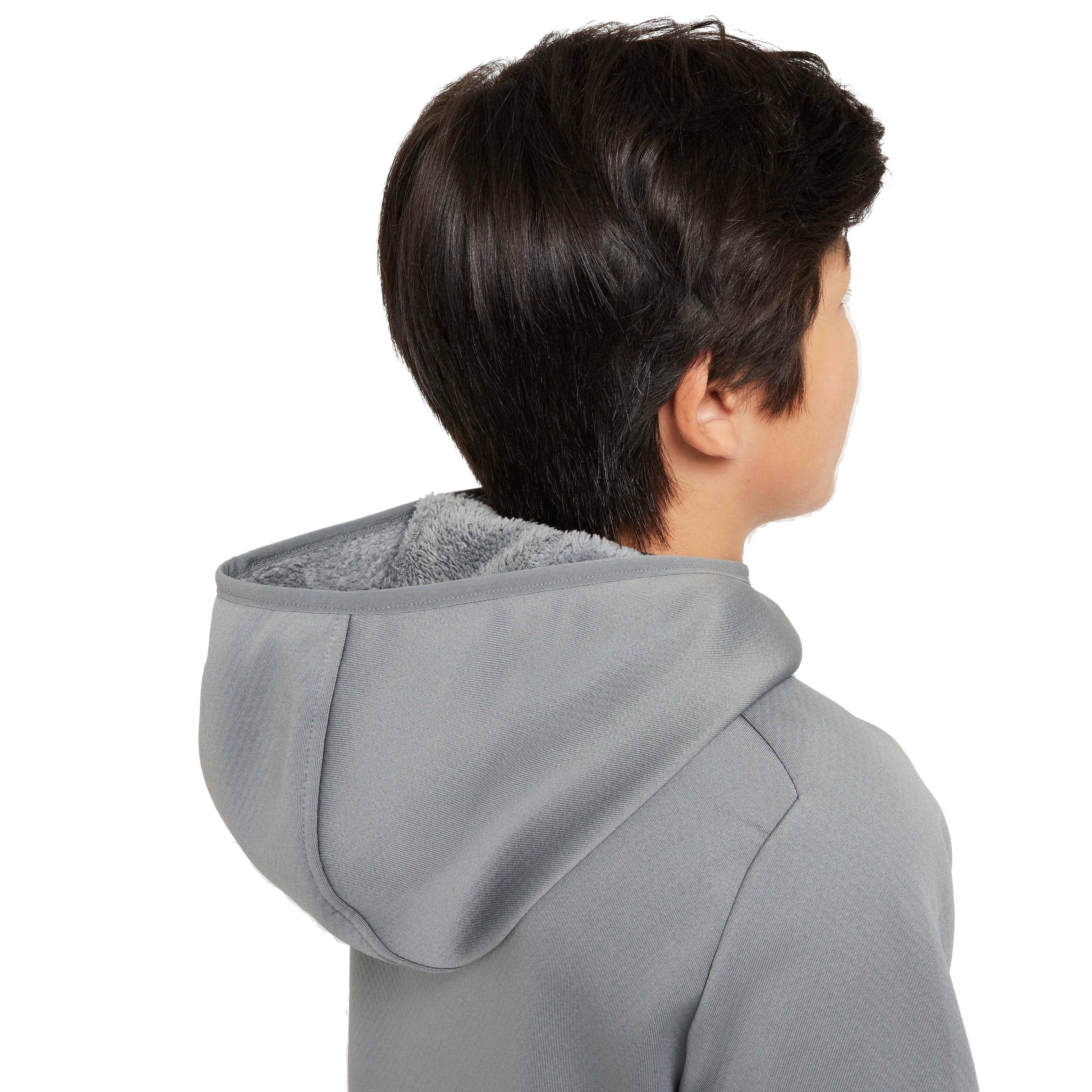 Nike Big Kids' Therma-FIT Winterized Training Jacket - GREY Thumbnail View 5