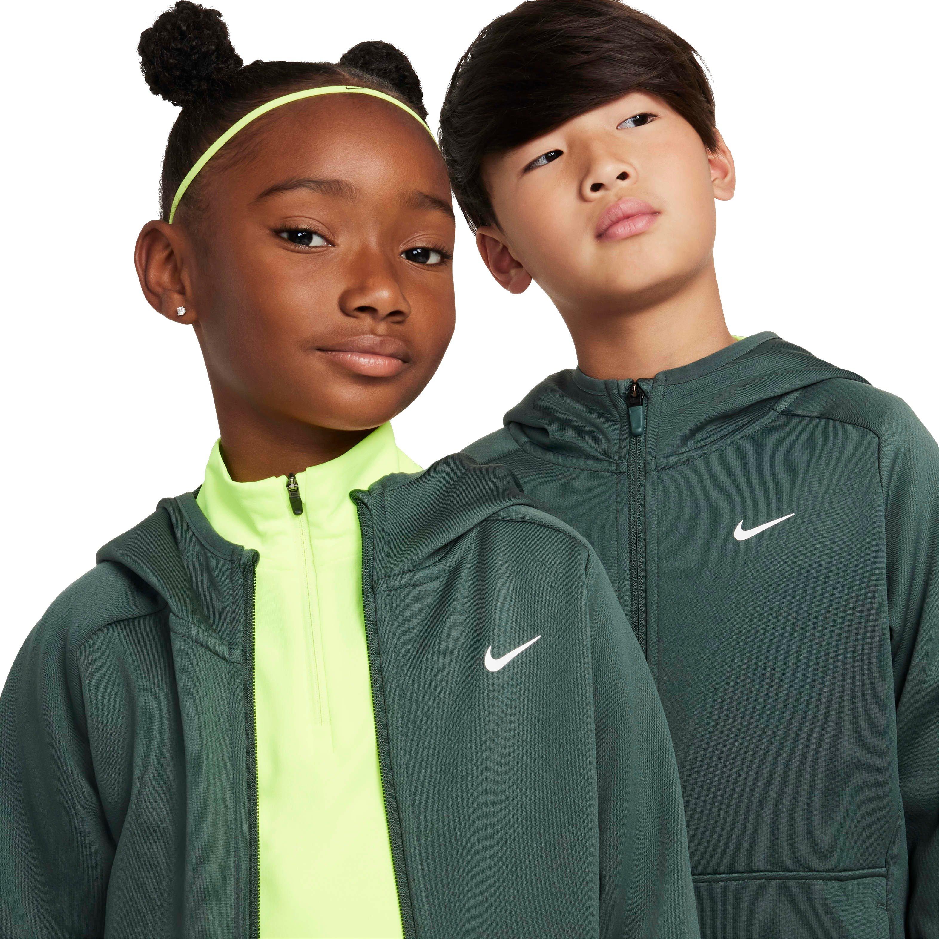 Nike Big Kids' Therma-FIT Winterized Training Jacket - GREEN Thumbnail View 3