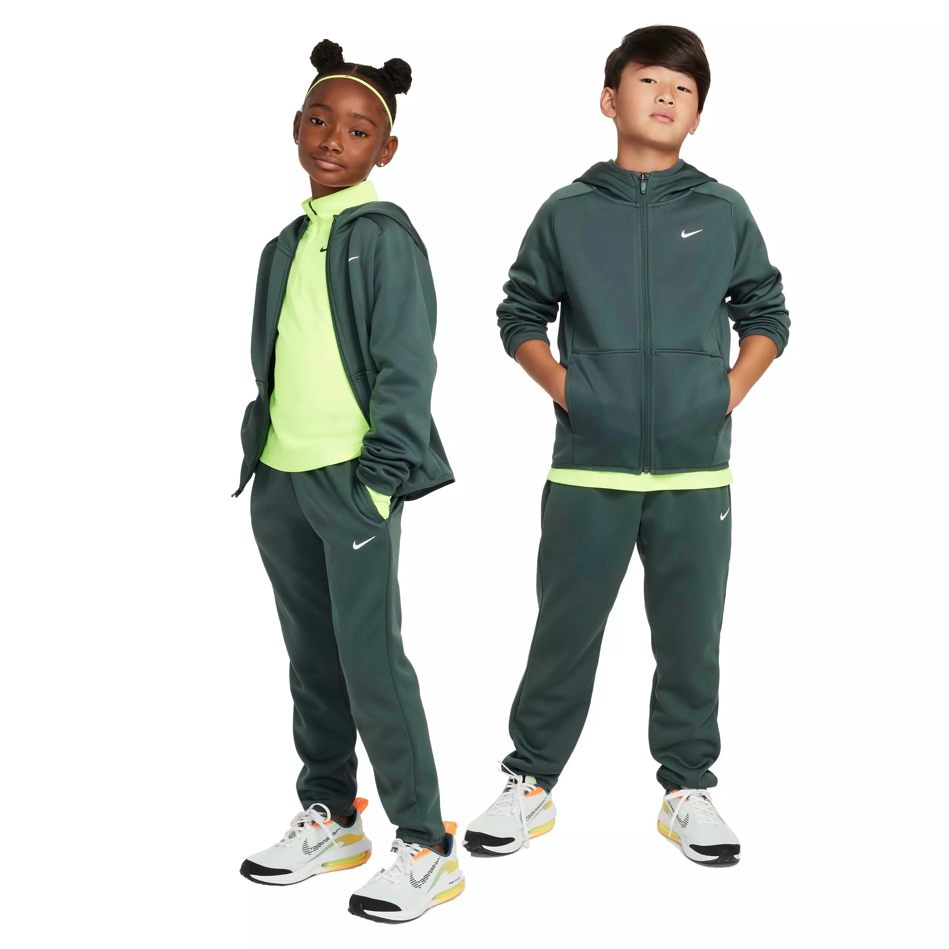 Nike Big Kids' Therma-FIT Winterized Training Jacket - GREEN