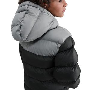 Nike Big Kids' Sportswear All Day Play Colorblock Therma-FIT Loose-Fit Puffer Jacket - Black