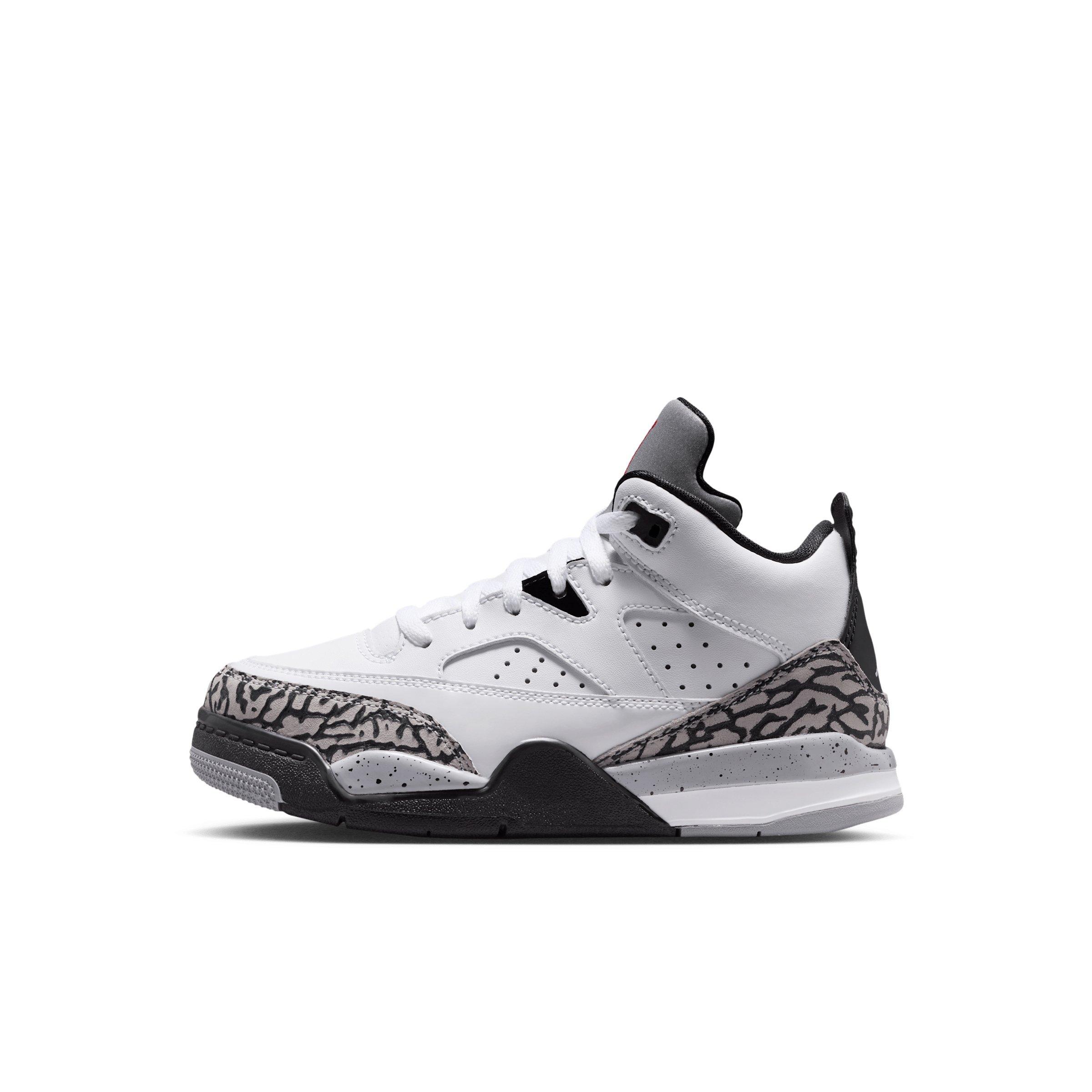 Jordan Son of Mars Low "White/Black/Cement Grey/Gym Red" Preschool Boys' Shoe - WHITE/BLACK/GREY/RED Thumbnail View 2