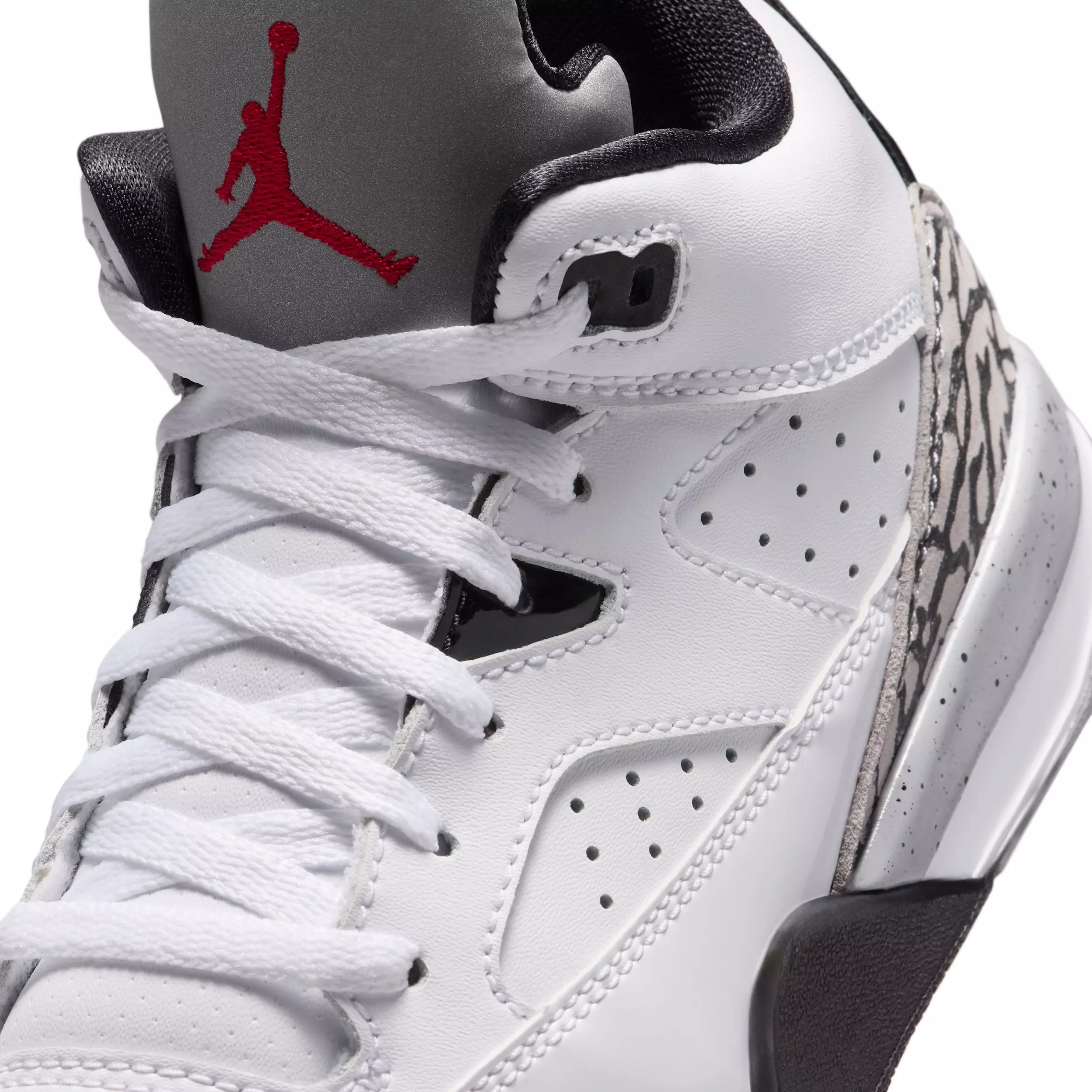Jordan Son of Mars Low "White/Black/Cement Grey/Gym Red" Preschool Boys' Shoe - WHITE/BLACK/GREY/RED