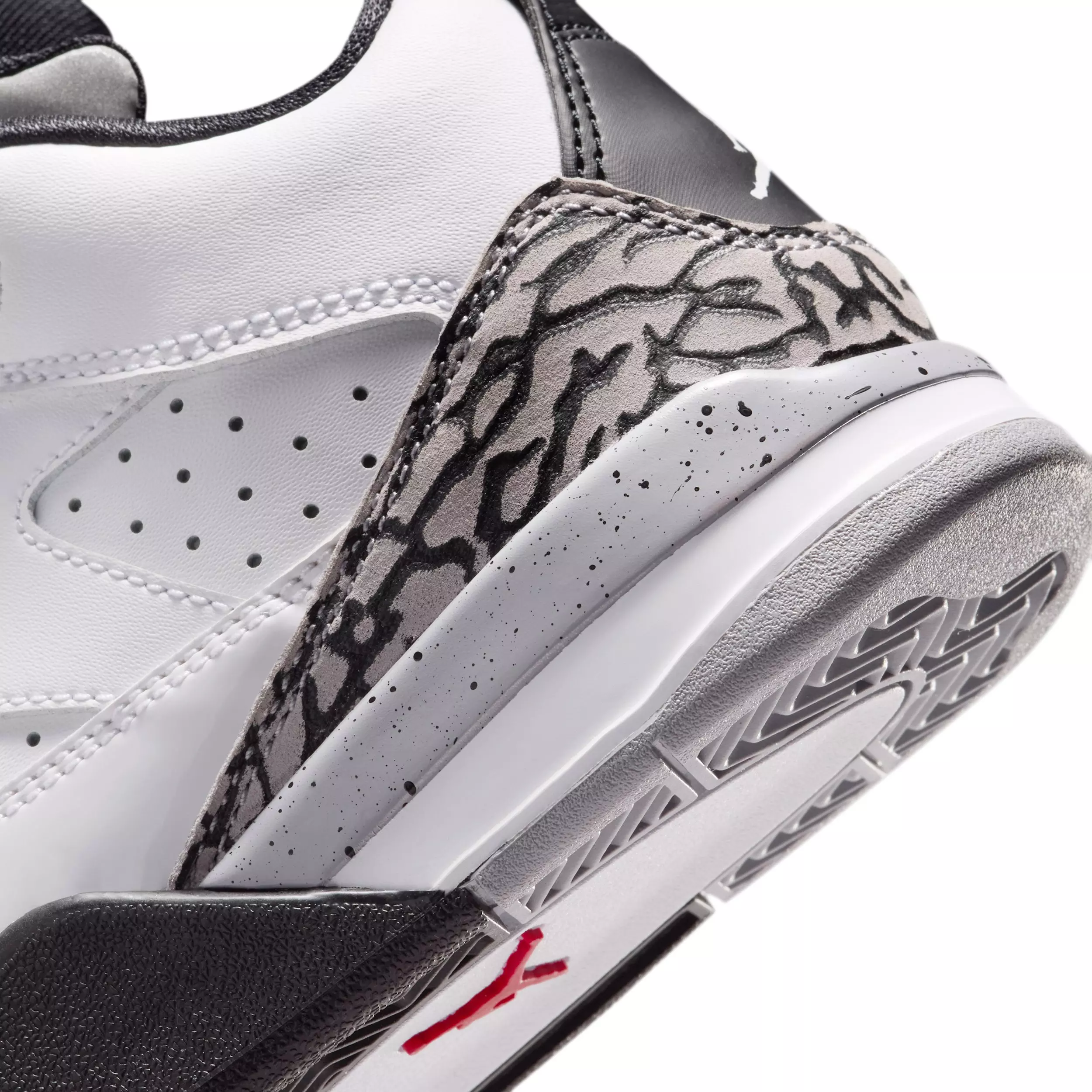 Jordan Son of Mars Low "White/Black/Cement Grey/Gym Red" Preschool Boys' Shoe - WHITE/BLACK/GREY/RED