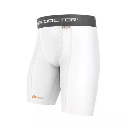 DS COMPSHOR W/CUPPKT BLK B/S - WHITE