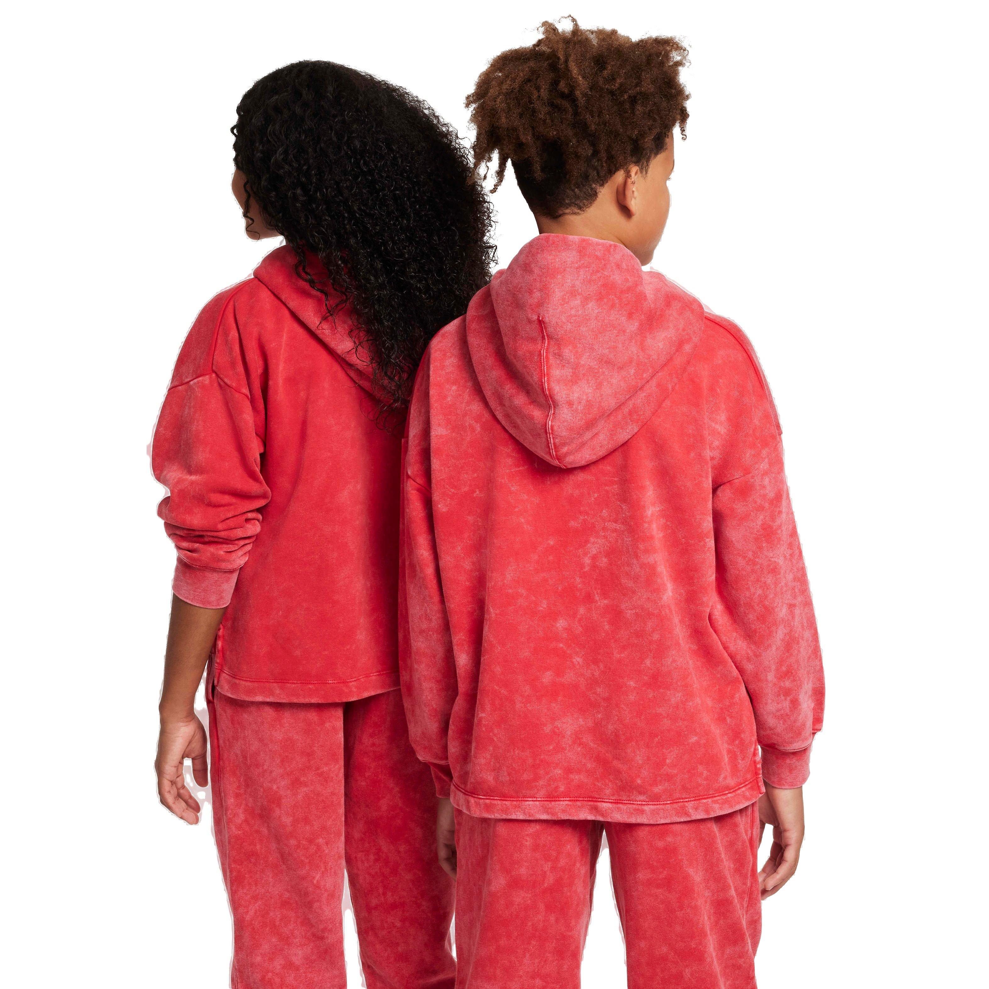 Nike Culture of Basketball Fleece Pullover Big Kids' Red Hoodie