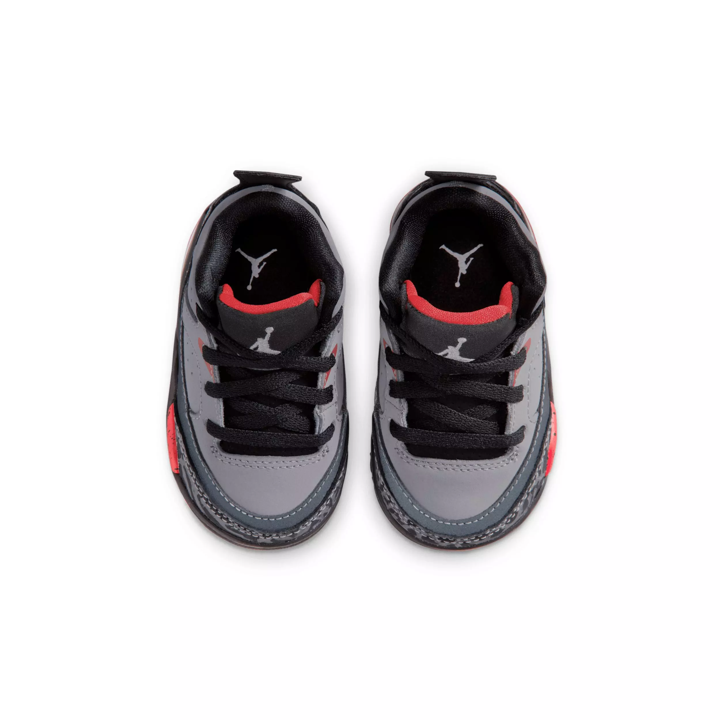 Jordan Son of Mars "Cement Grey/Black/Fire Red/White" Infant Boys' Shoe - GREY/BLACK/RED/WHITE