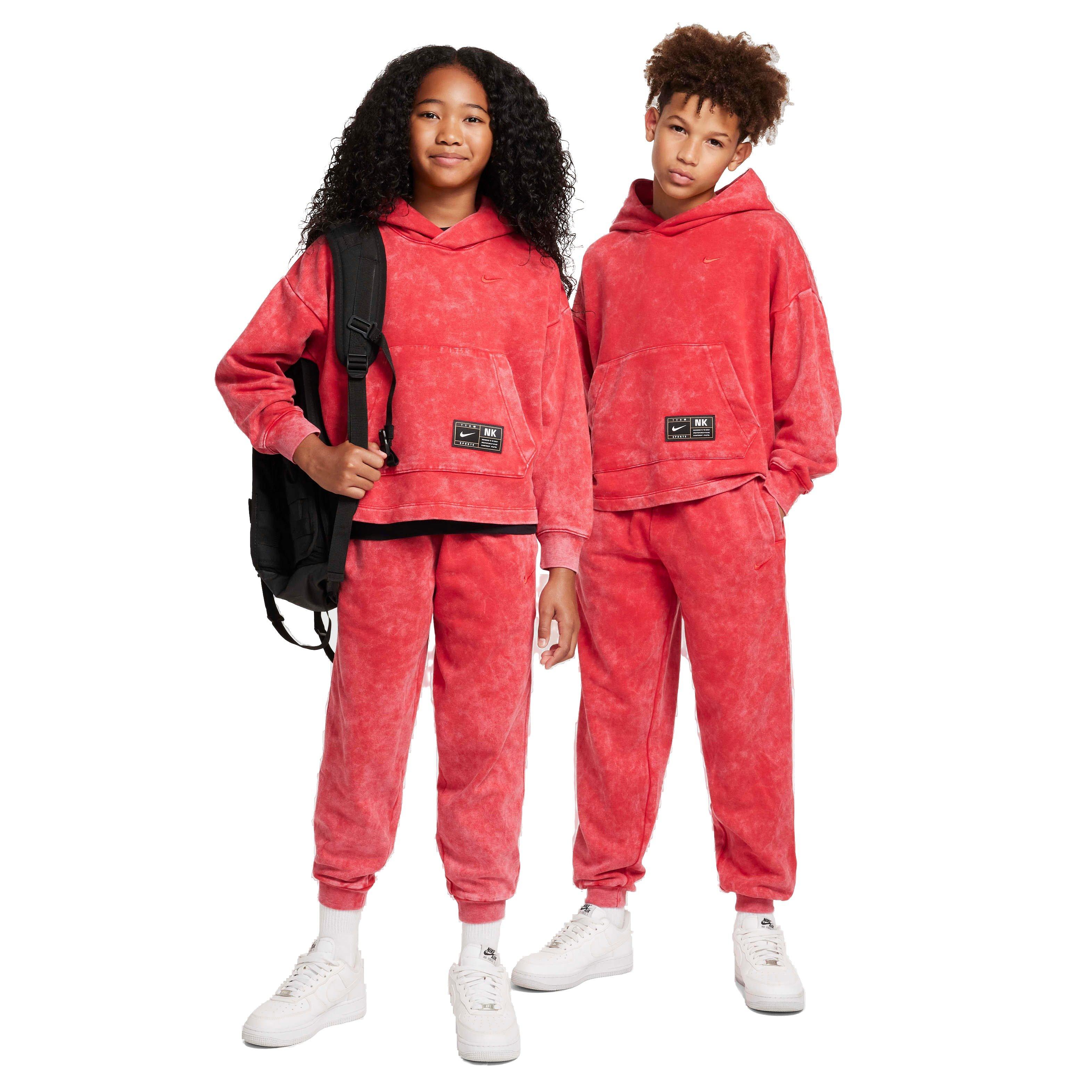 Nike Culture of Basketball Fleece Basketball Big Kids' Red Pants