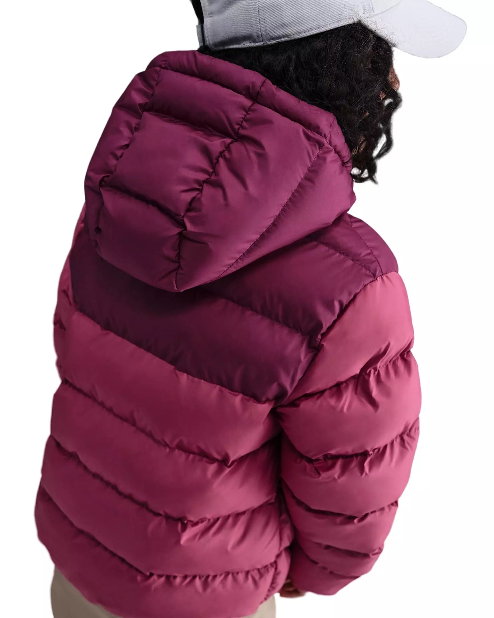 Nike Big Kids' Sportswear All Day Play Colorblock Therma-FIT Loose-Fit Puffer Jacket - Purple - PURPLE