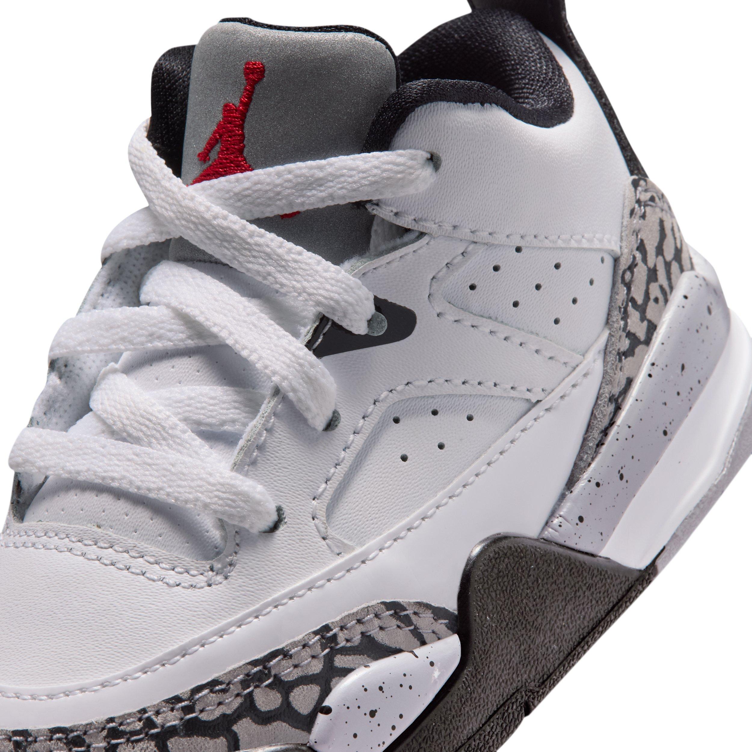 Jordan Son of Mars "White/Black/Cement Grey/Gym Red" Infant Boys' Shoe - WHITE/BLACK/GREY/RED Thumbnail View 7