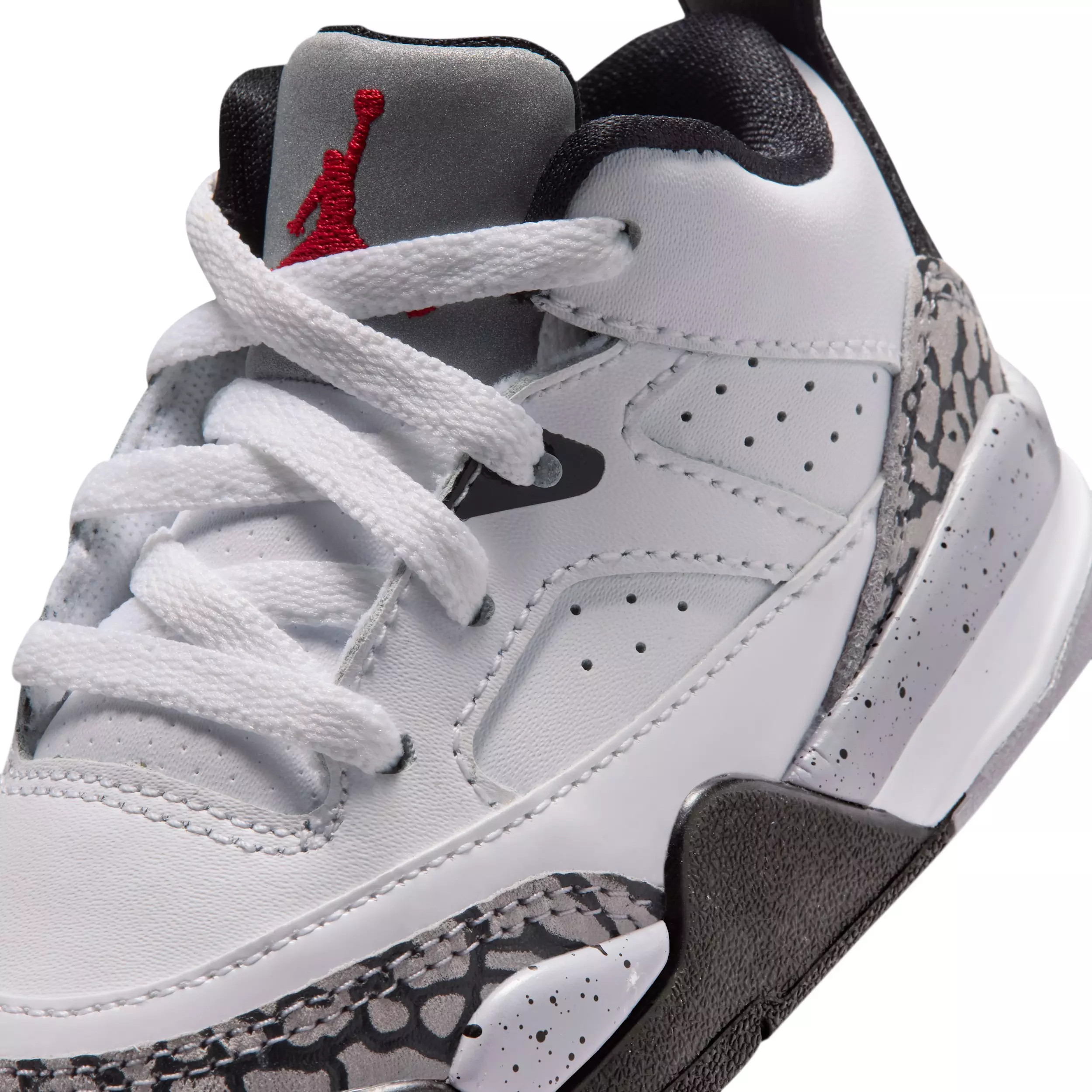 Jordan Son of Mars "White/Black/Cement Grey/Gym Red" Infant Boys' Shoe - WHITE/BLACK/GREY/RED