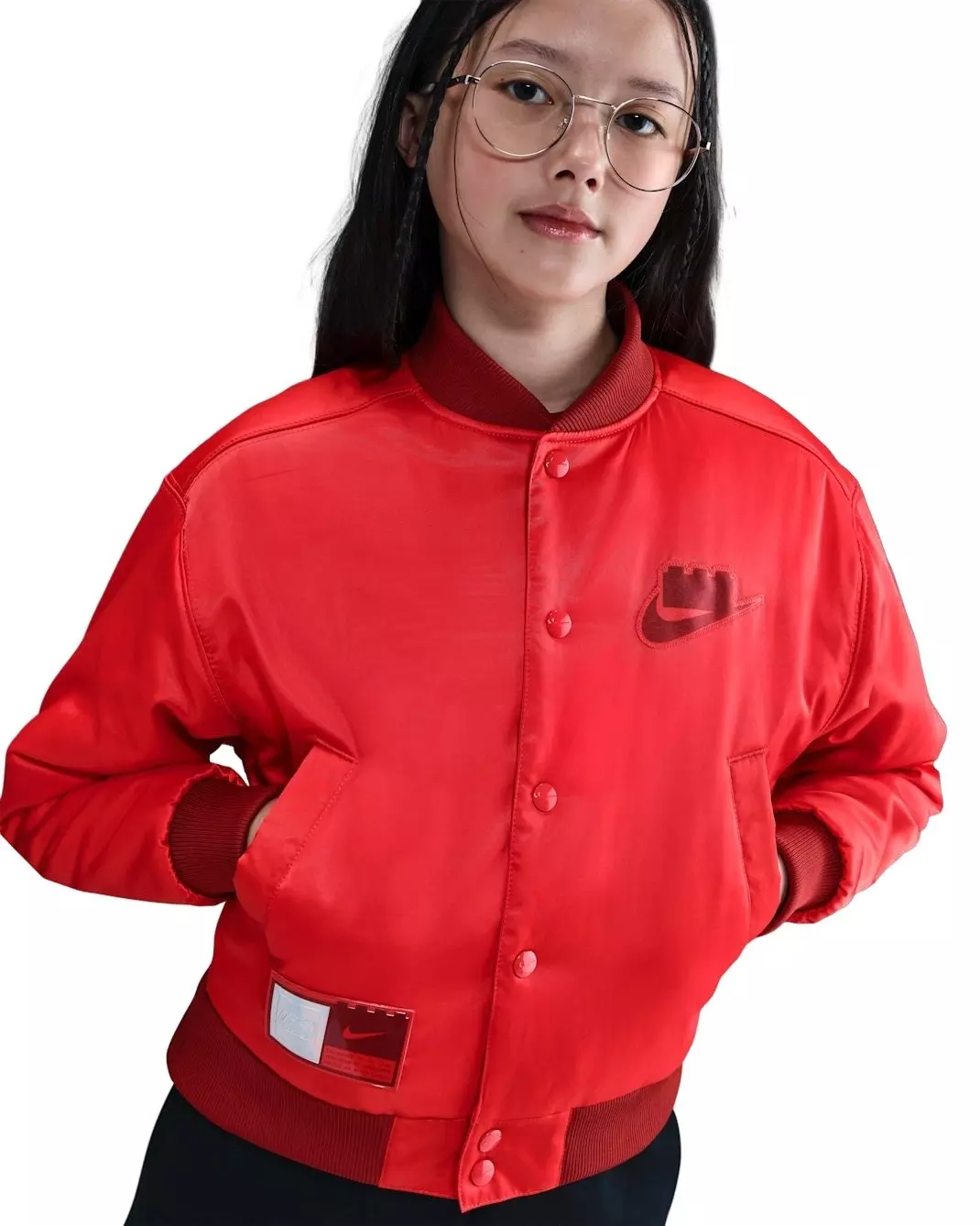 Nike Big Kids' x LEGO&reg; Collection Basketball Jacket -Red - RED