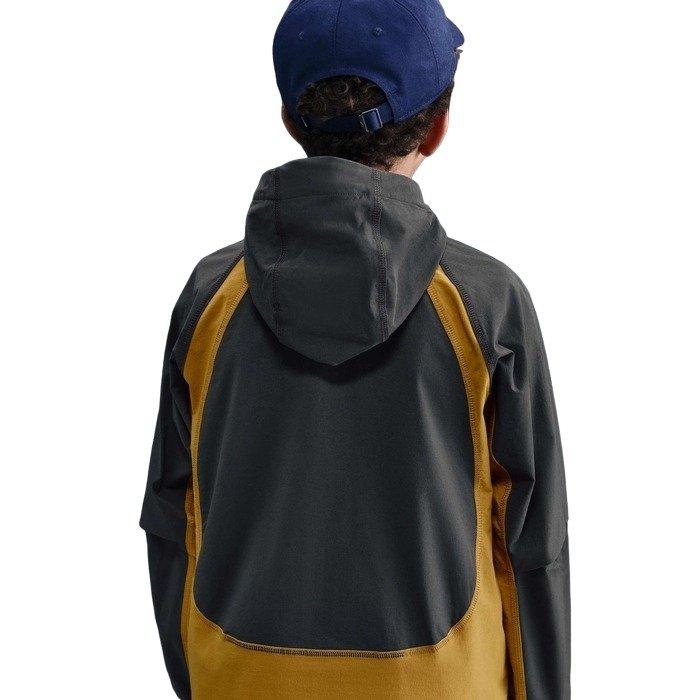 Nike Tech Woven Big Boys' Grey/Yellow Jacket