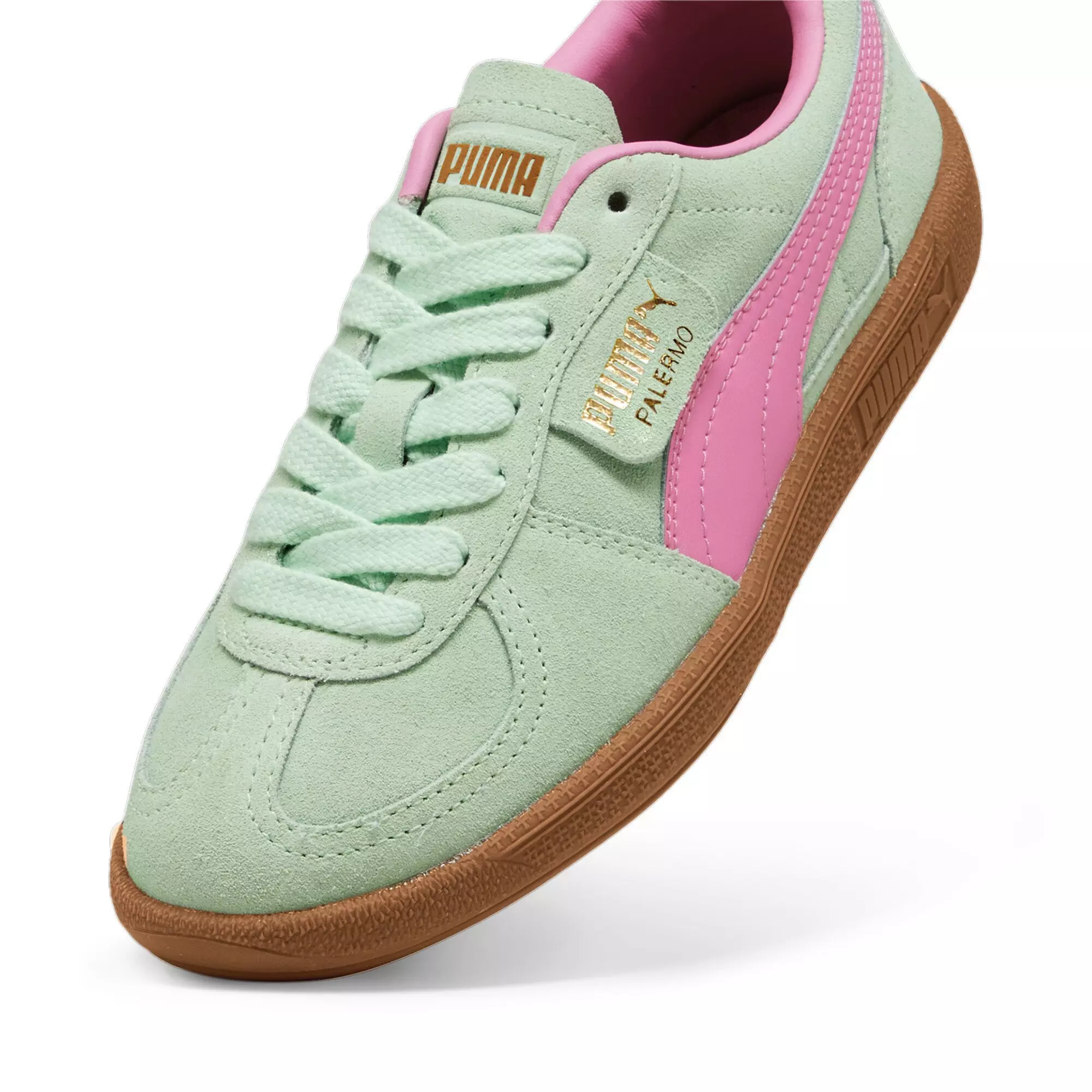 PUMA Palermo JR "Fresh Mint/Fast Pink" Grade School Girls' Shoe - MINT/PINK